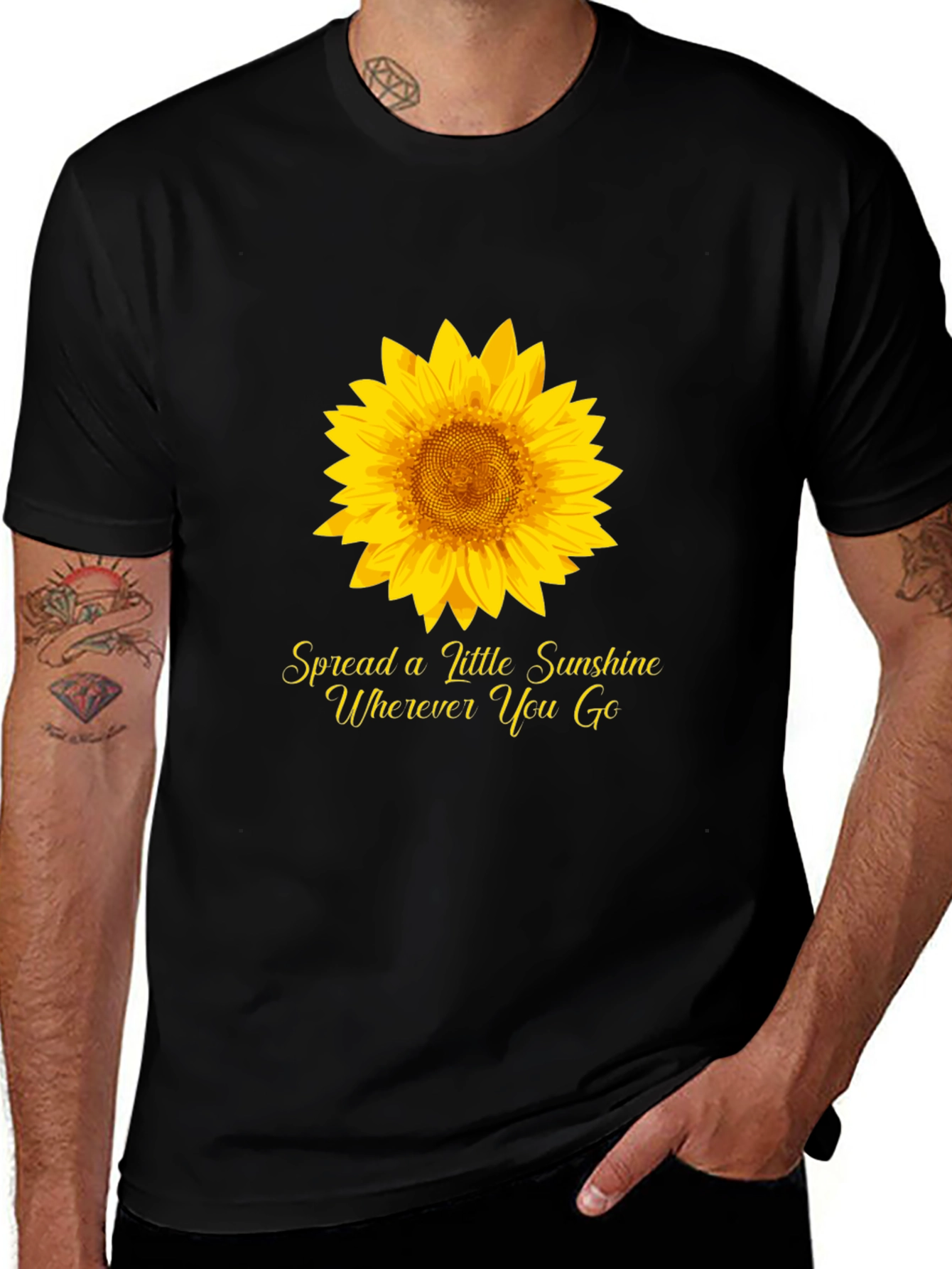 Sunflower Graphic Tee - Spread Sunshine Wherever You Go