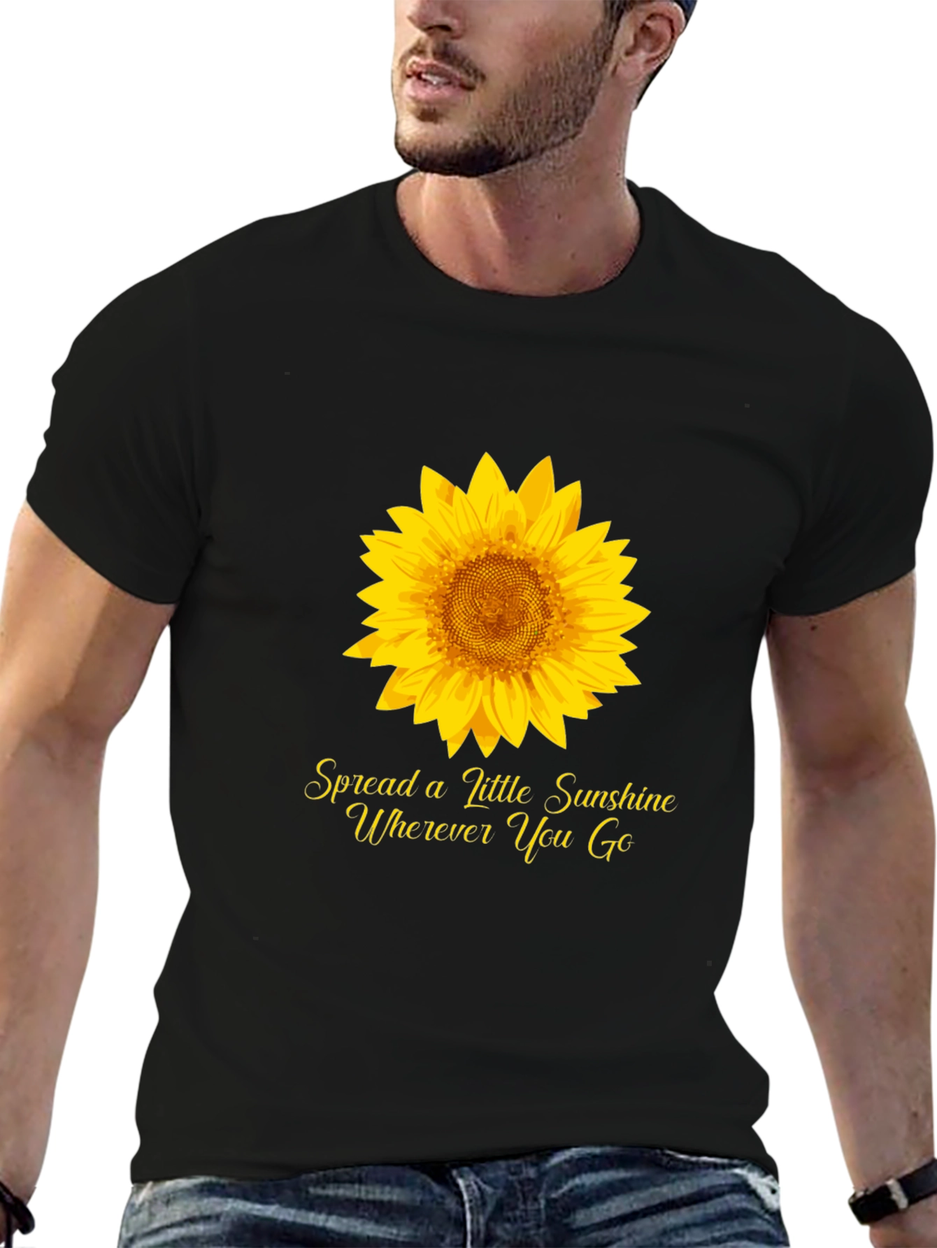 Sunflower Graphic Tee - Spread Sunshine Wherever You Go
