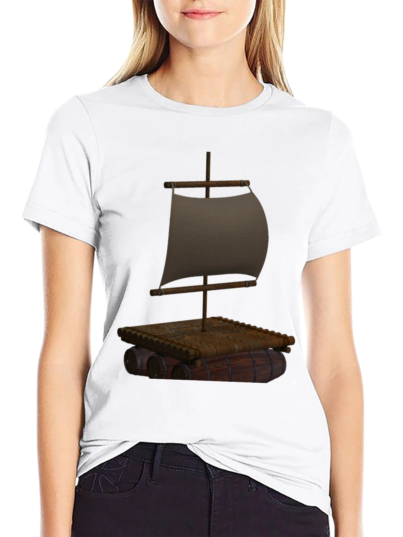 Raft Graphic Tee - Nautical Adventure Shirt