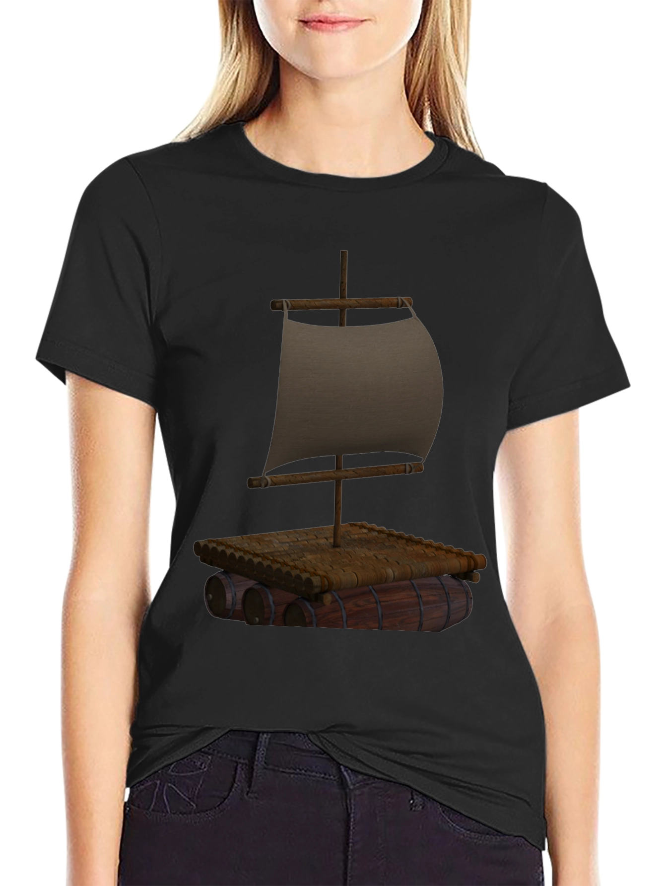 Raft Graphic Tee - Nautical Adventure Shirt