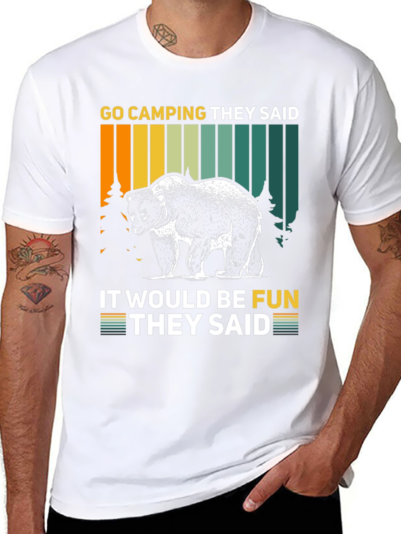 Go Camping Bear T-Shirt