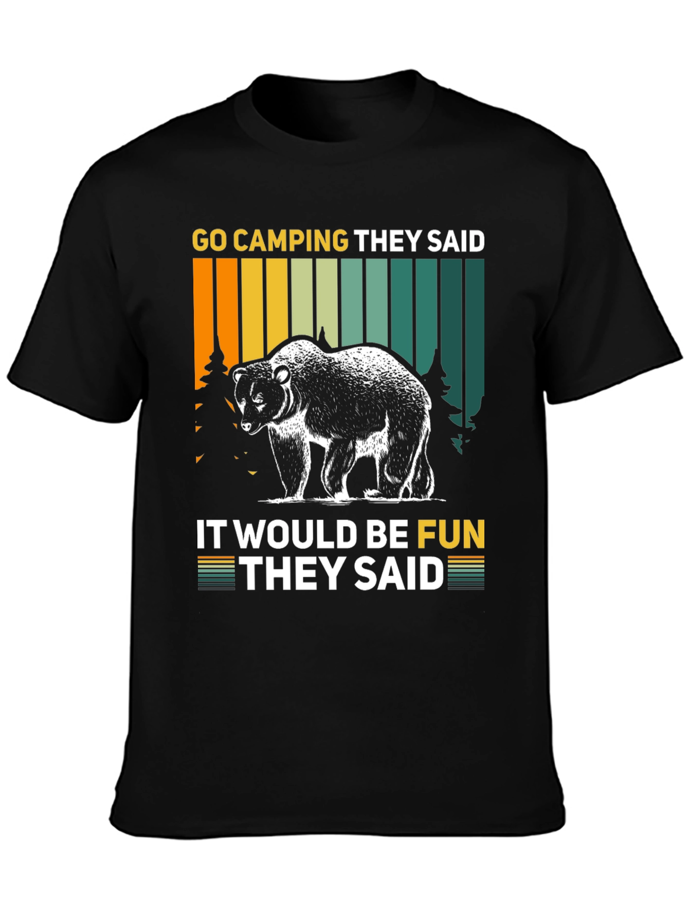 Go Camping Bear T-Shirt