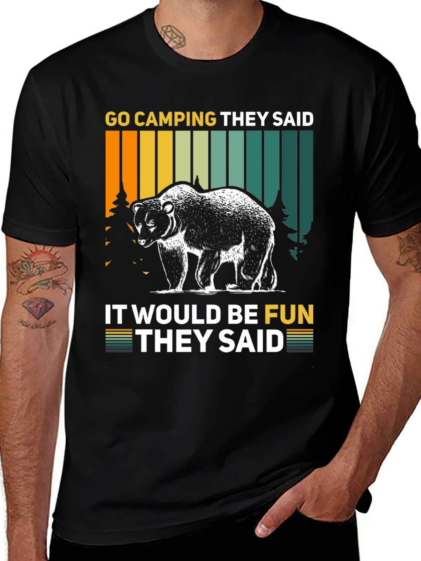 Go Camping Bear T-Shirt