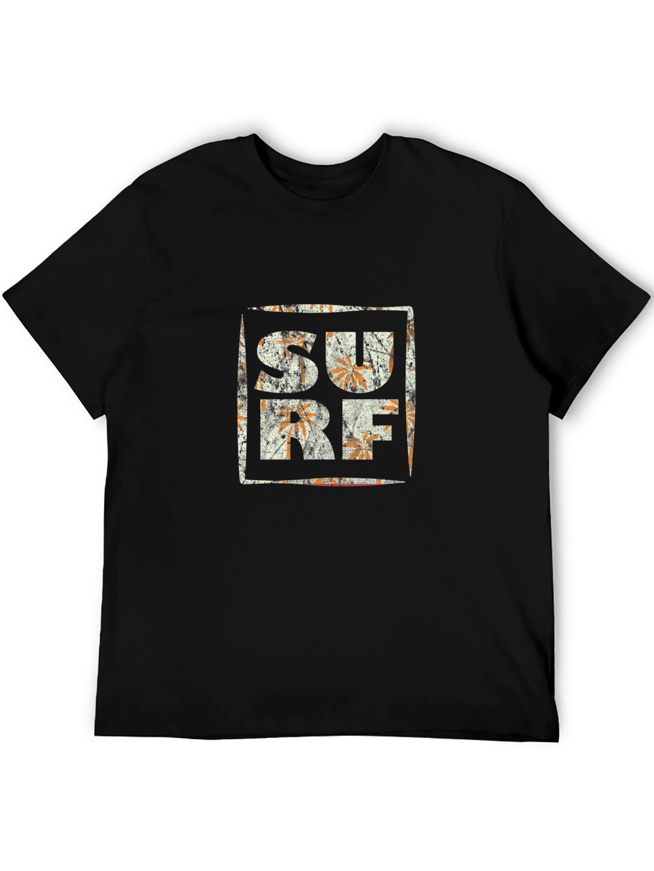 Surf Graphic Black T-Shirt