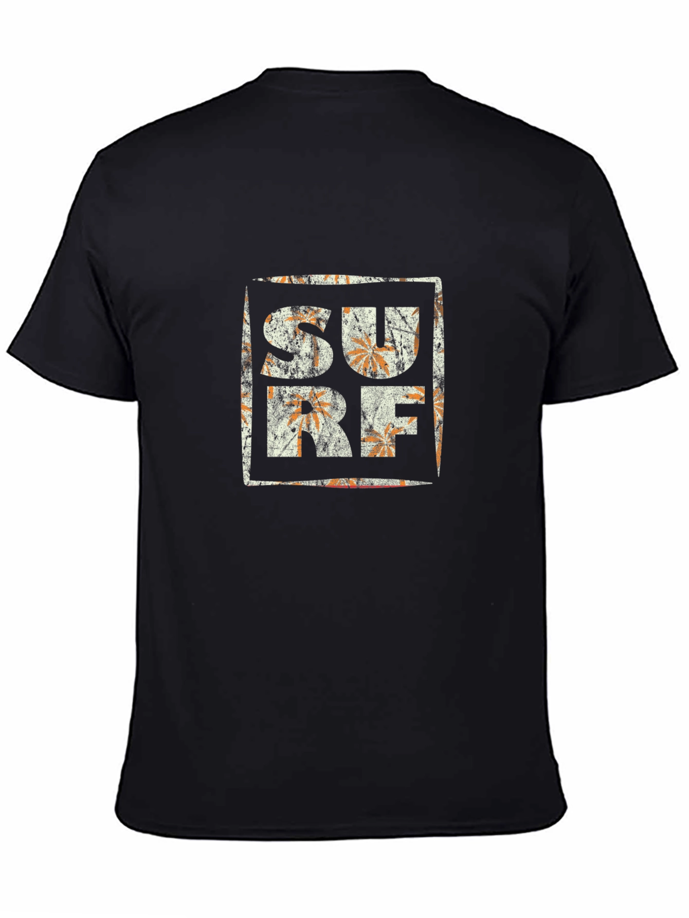 Surf Graphic Black T-Shirt