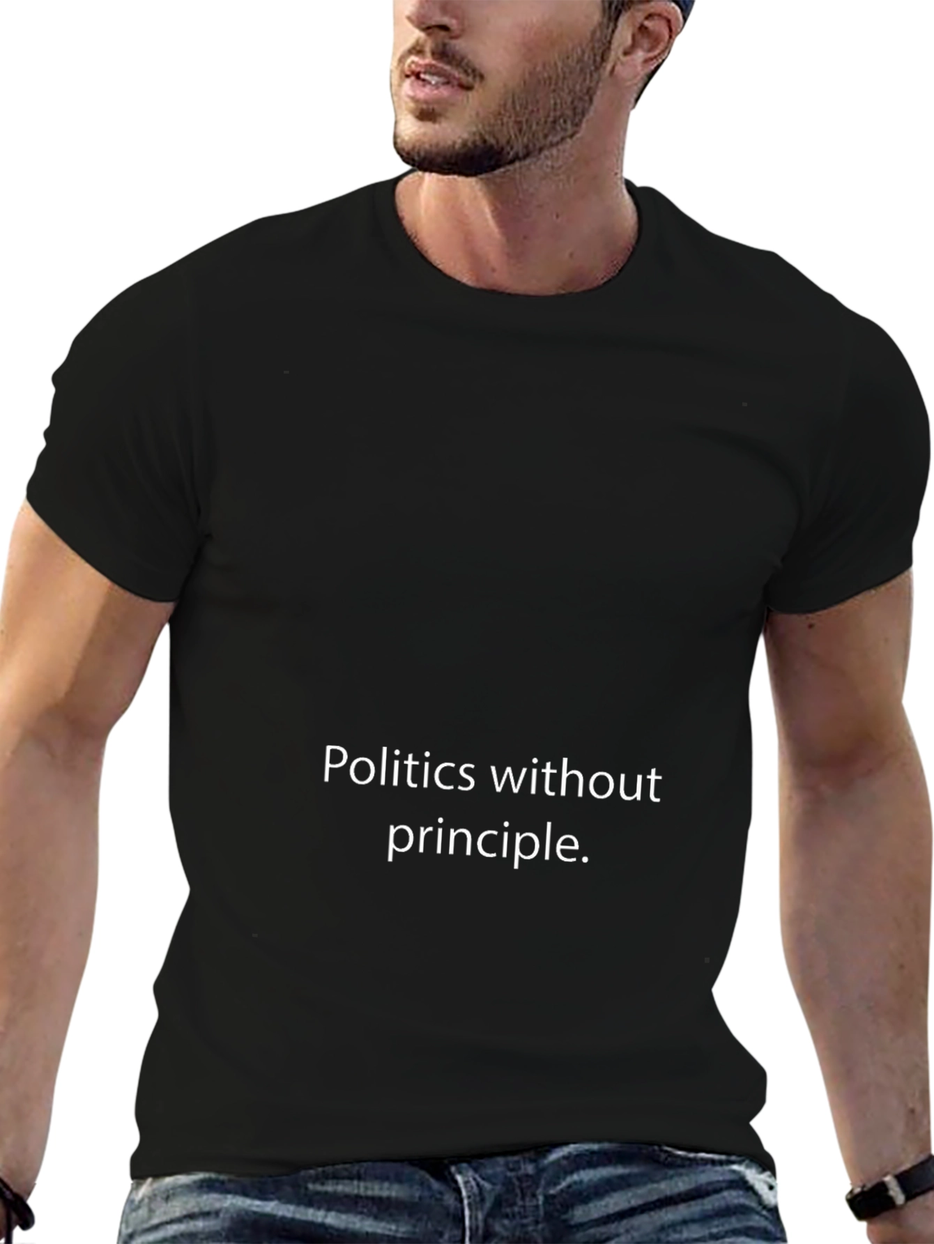 Politics Without Principle Black T-Shirt