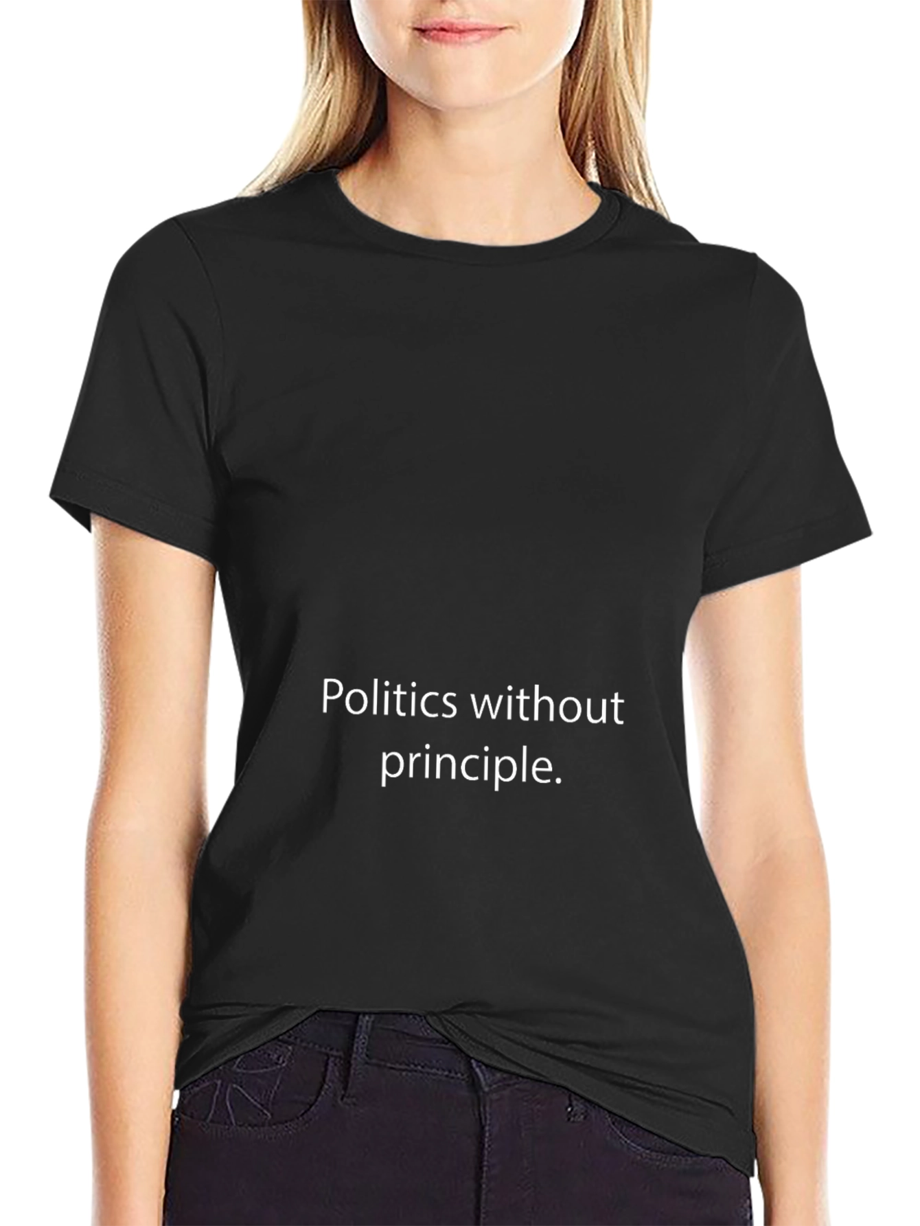 Politics Without Principle Black T-Shirt