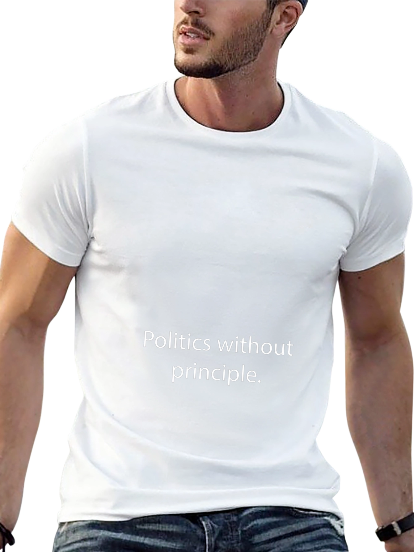 Politics Without Principle Black T-Shirt