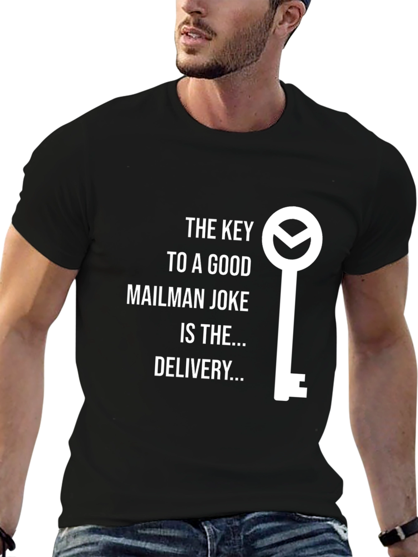Mailman Joke T-Shirt: Key to Delivery