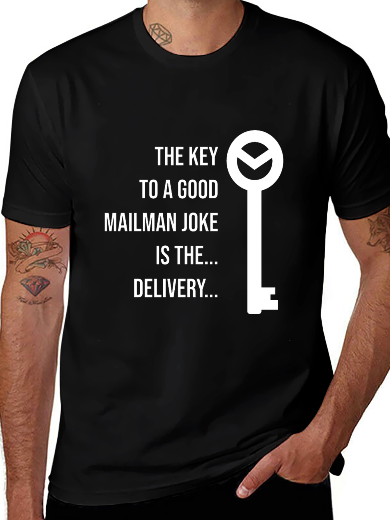 Mailman Joke T-Shirt: Key to Delivery