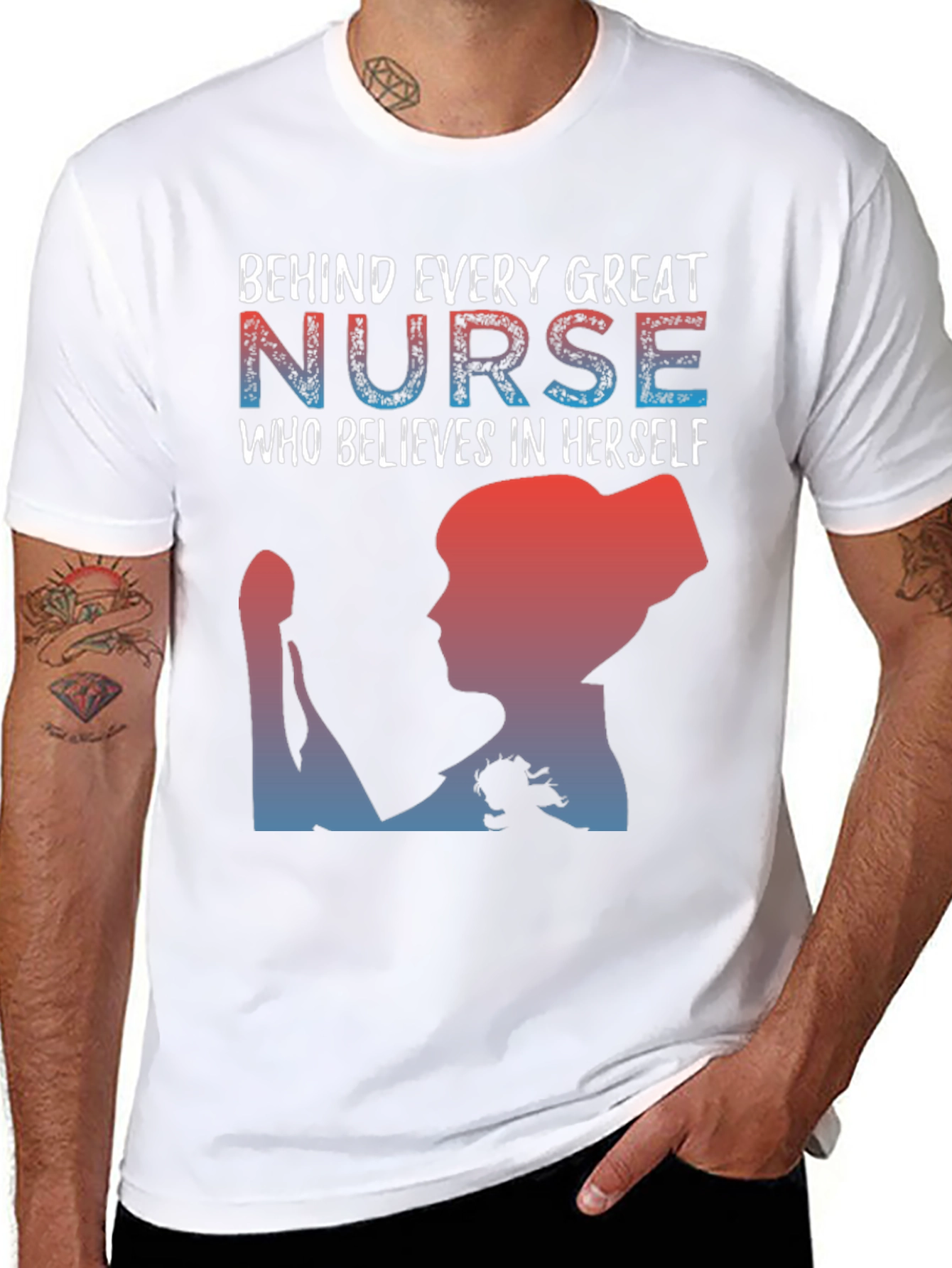 Behind Every Great Nurse T-Shirt