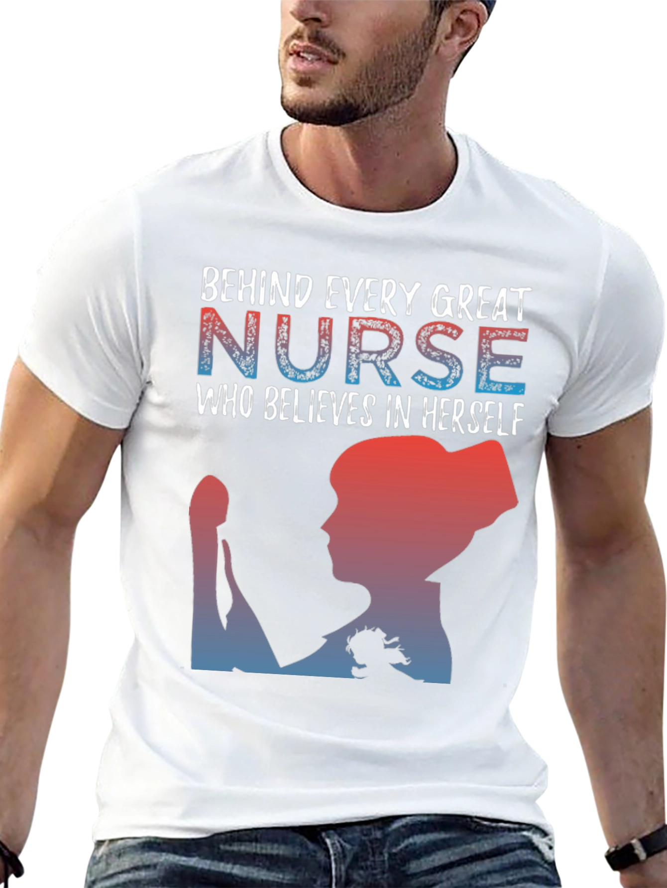 Behind Every Great Nurse T-Shirt