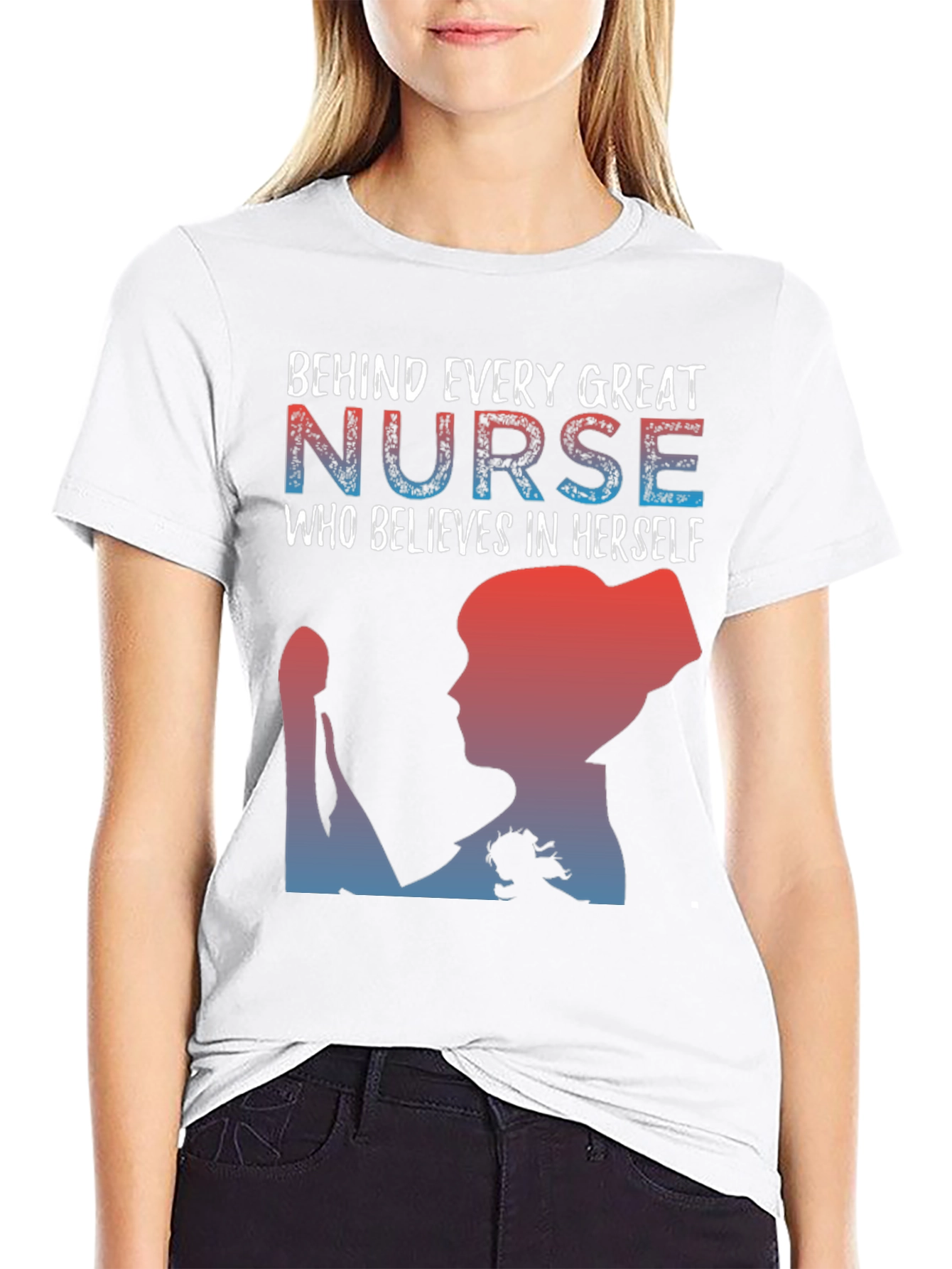 Behind Every Great Nurse T-Shirt