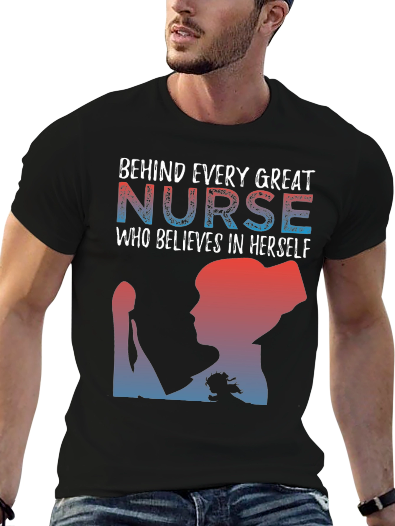 Behind Every Great Nurse T-Shirt