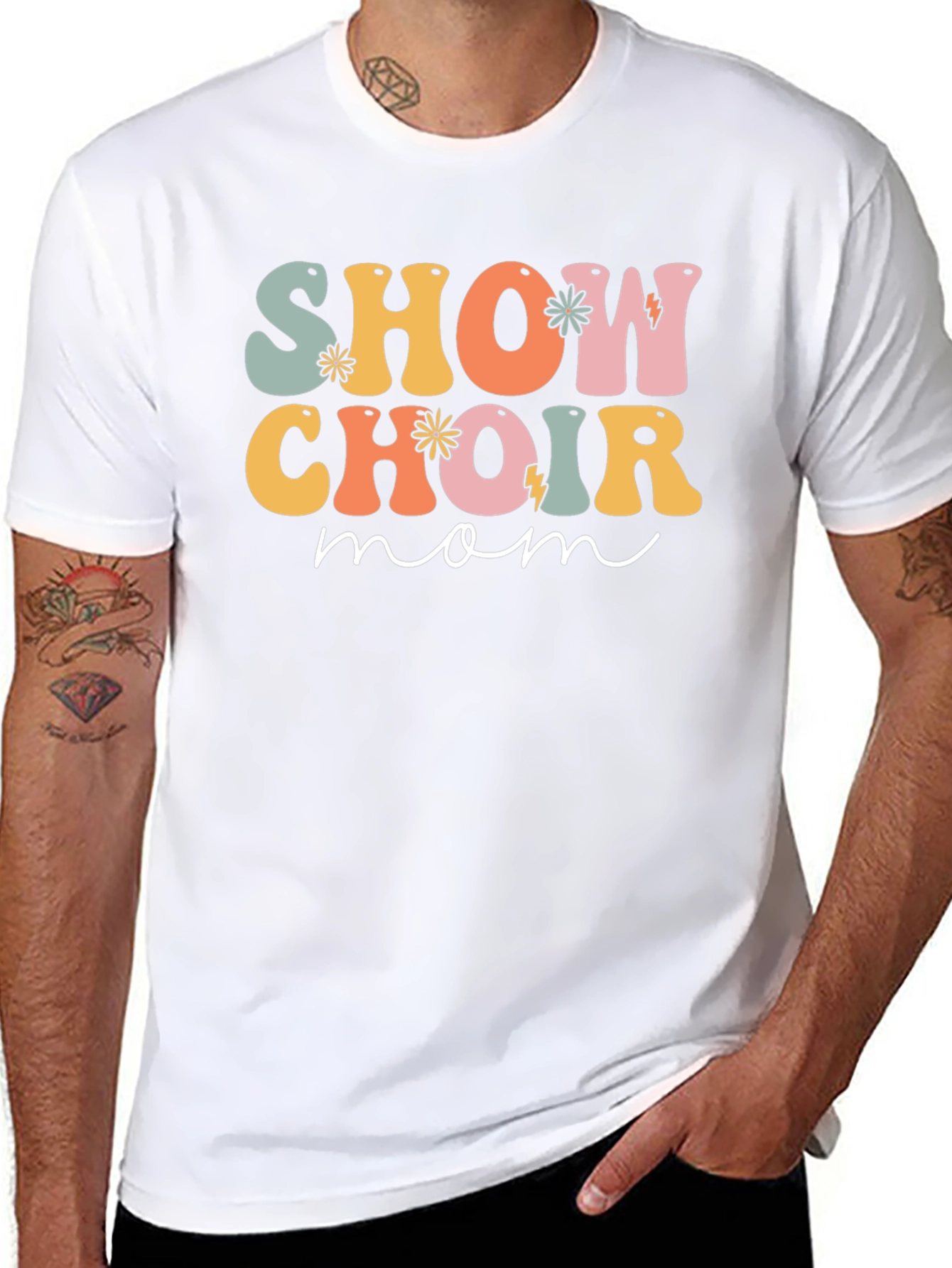 Show Choir Mom Graphic T-Shirt - Retro Design