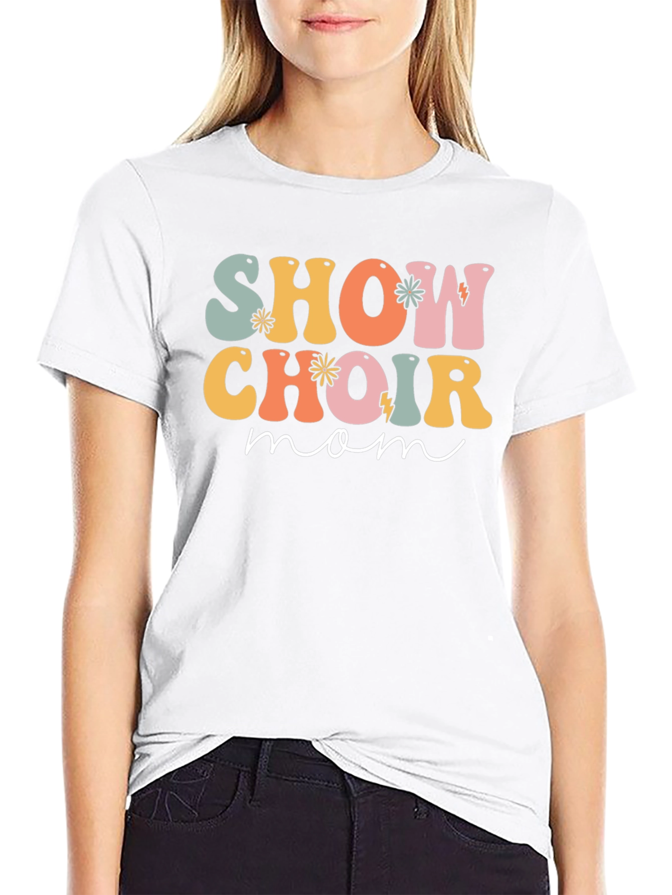Show Choir Mom Graphic T-Shirt - Retro Design