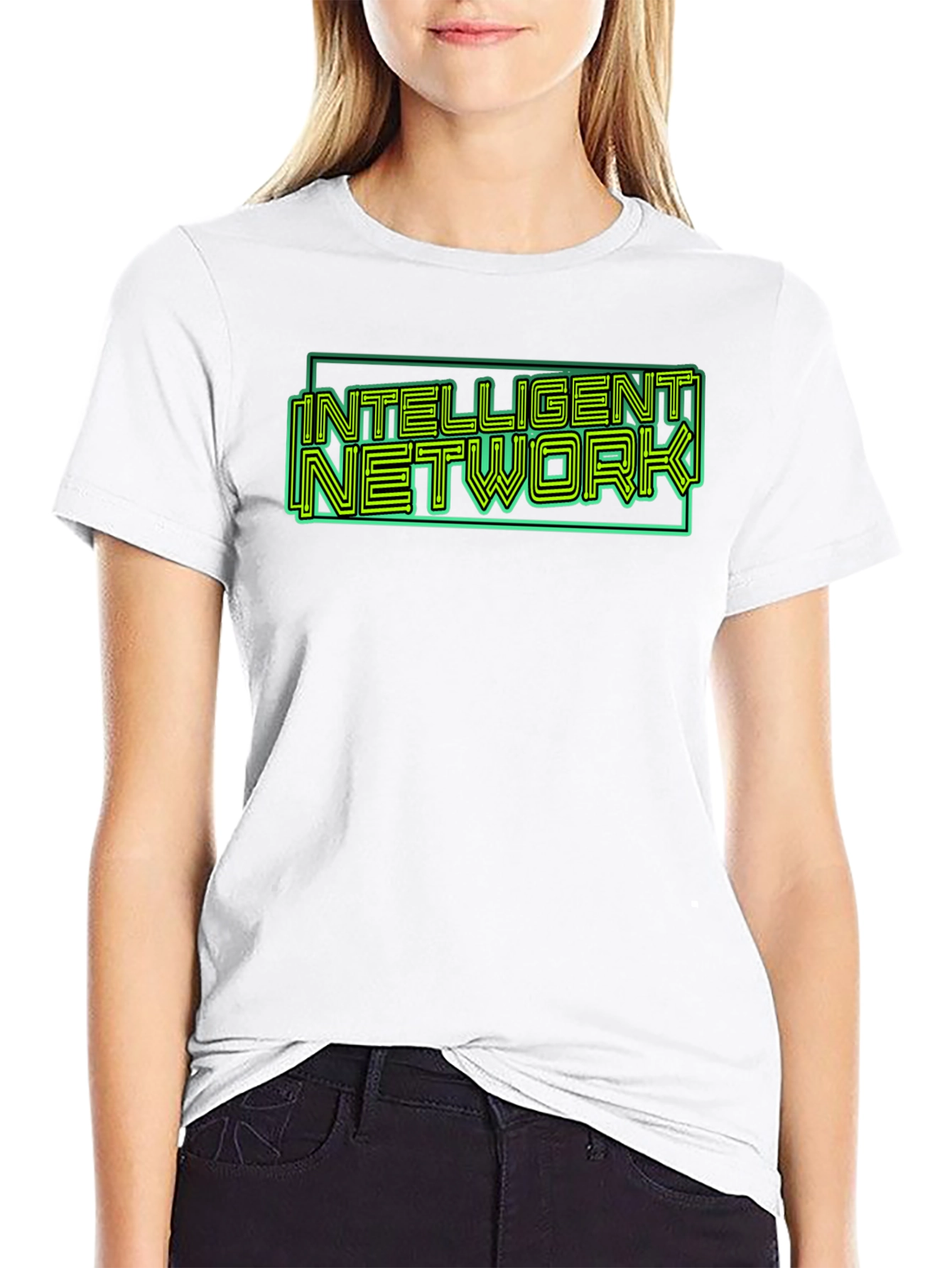 Intelligent Network Graphic T-Shirt - Black