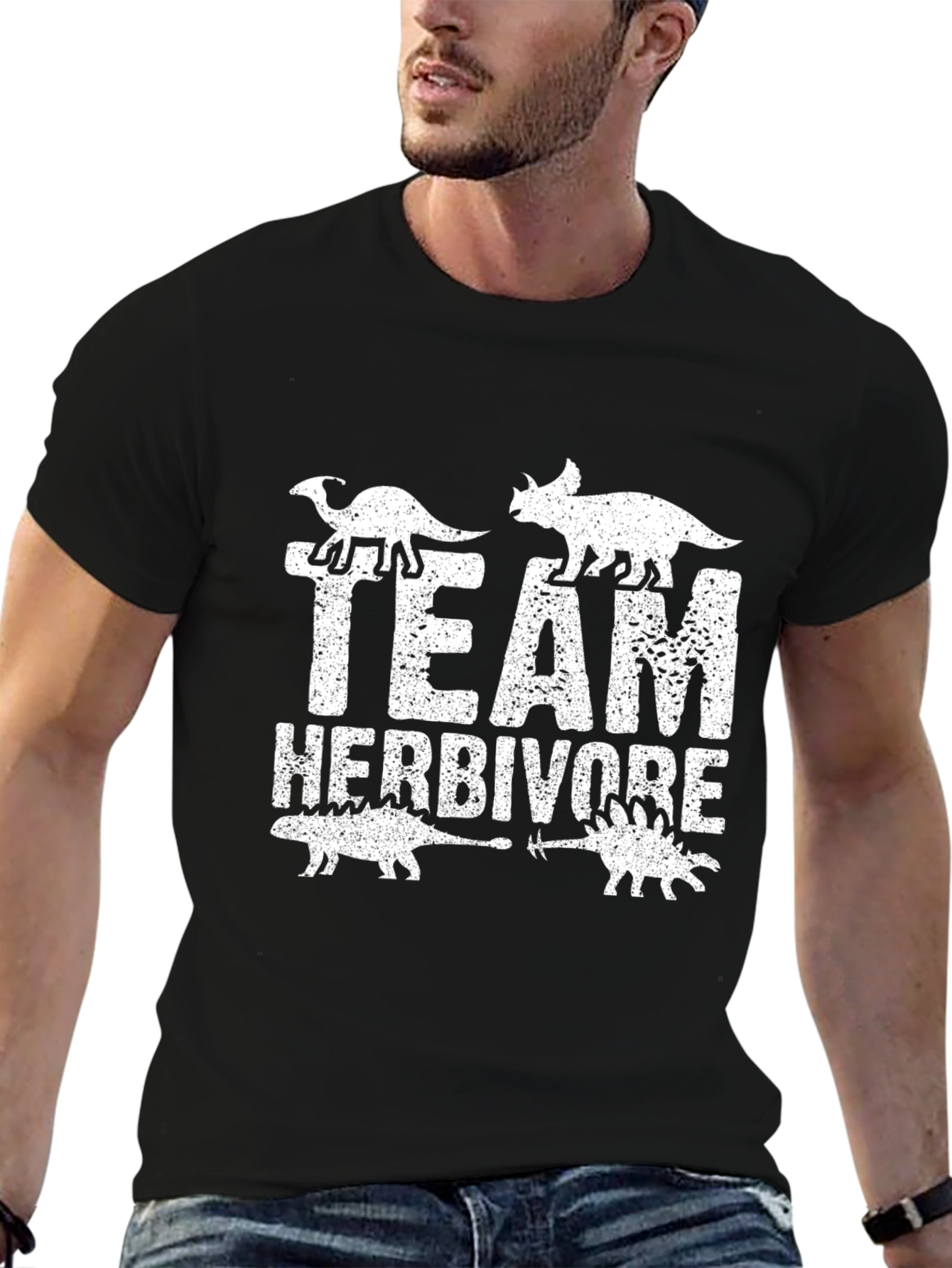 Team Herbivore Dinosaur Graphic Tee