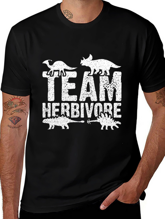 Team Herbivore Dinosaur Graphic Tee