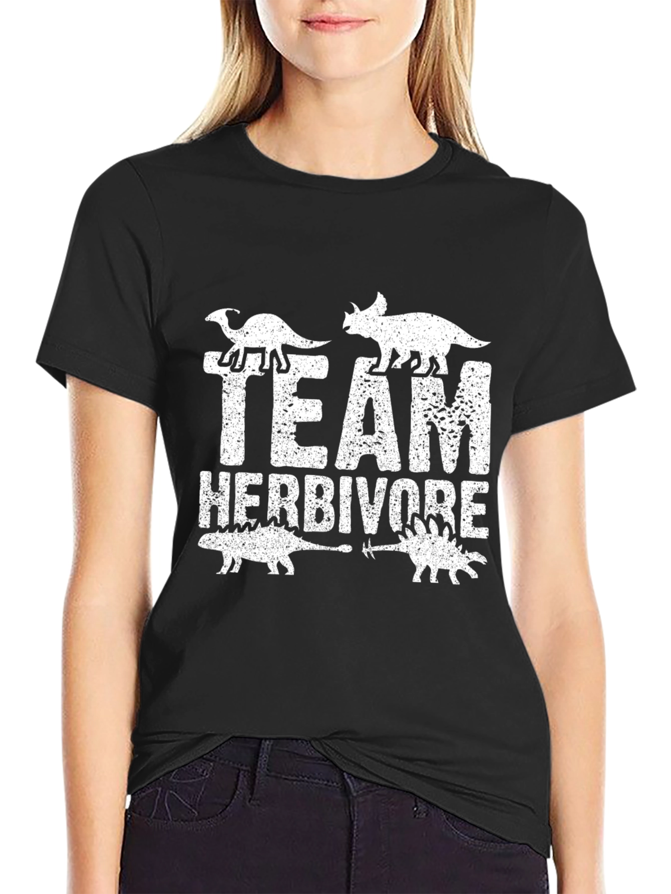 Team Herbivore Dinosaur Graphic Tee