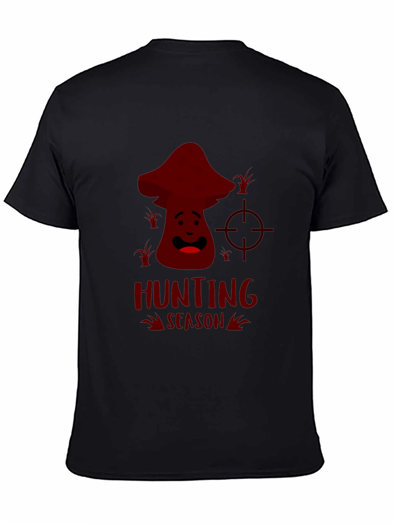Mushroom Hunting Season Funny Graphic Tee