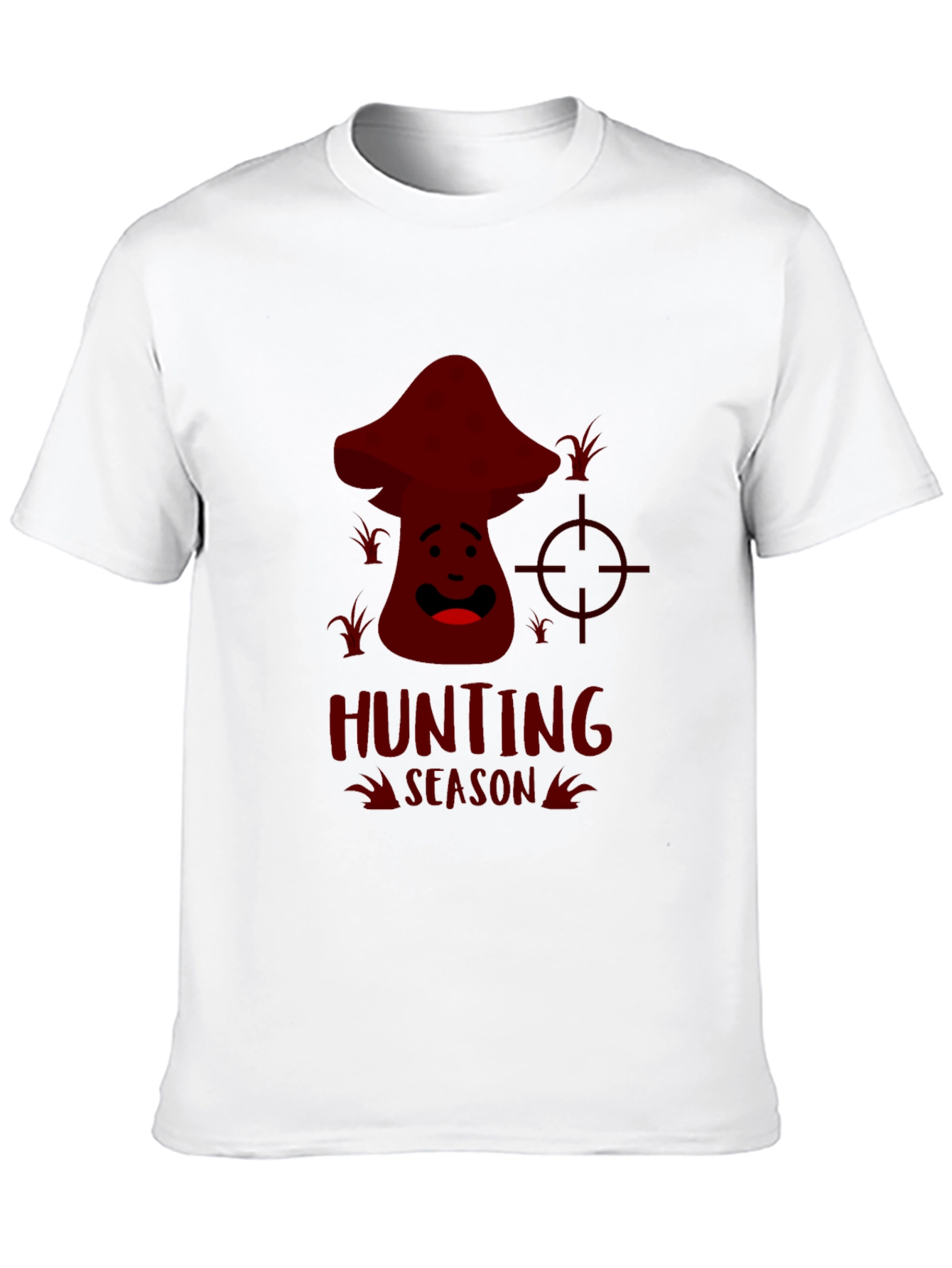 Mushroom Hunting Season Funny Graphic Tee