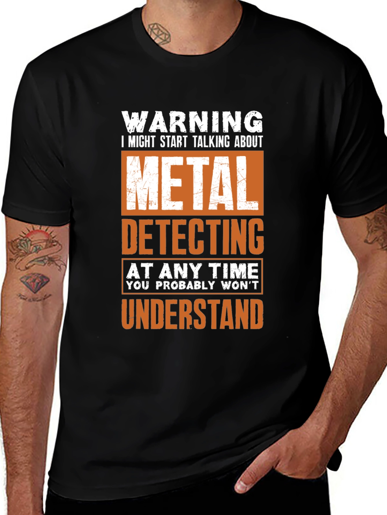 Metal Detecting T-Shirt - Funny Warning Shirt
