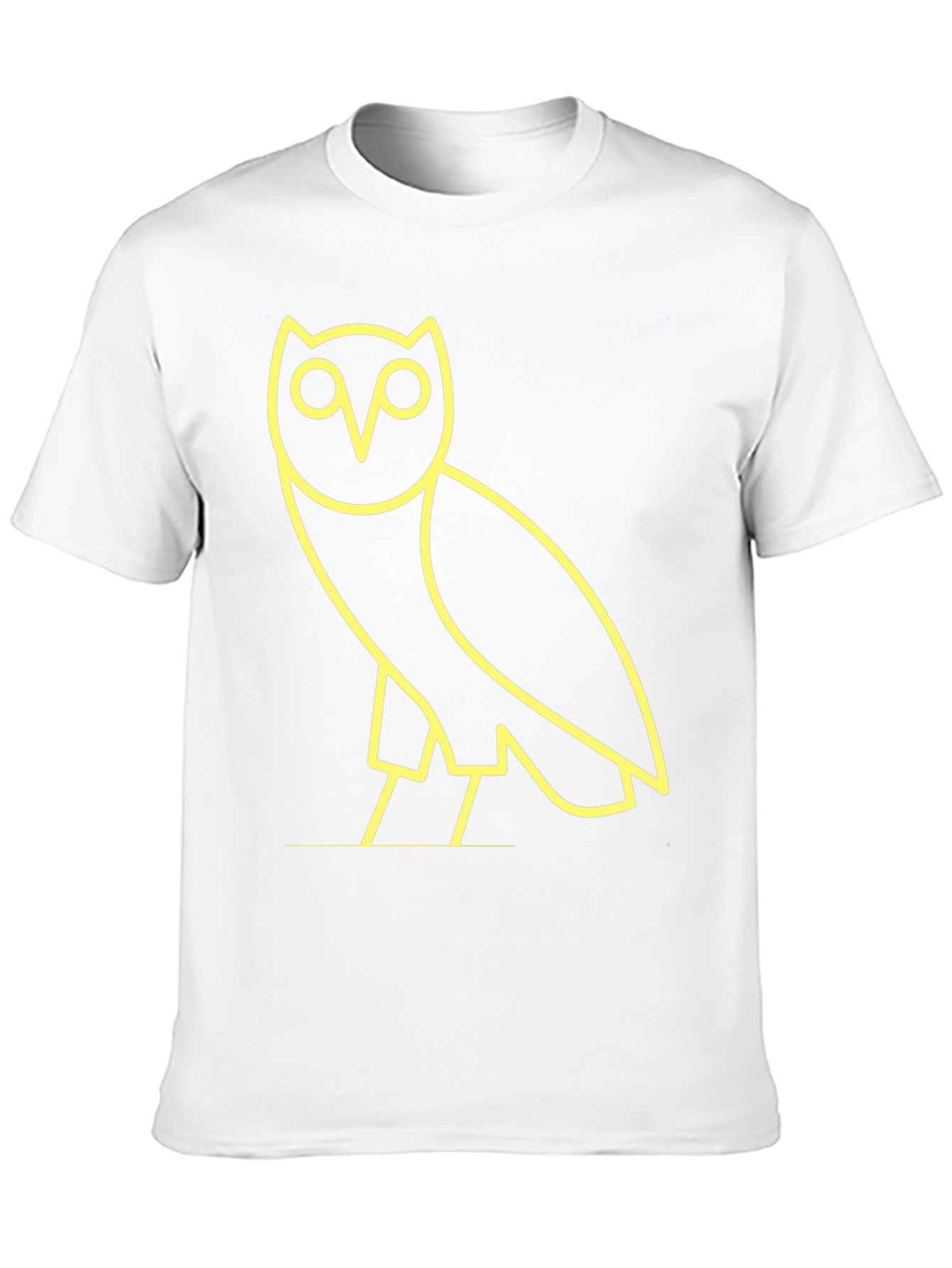 Modern Owl Graphic Tee - Black