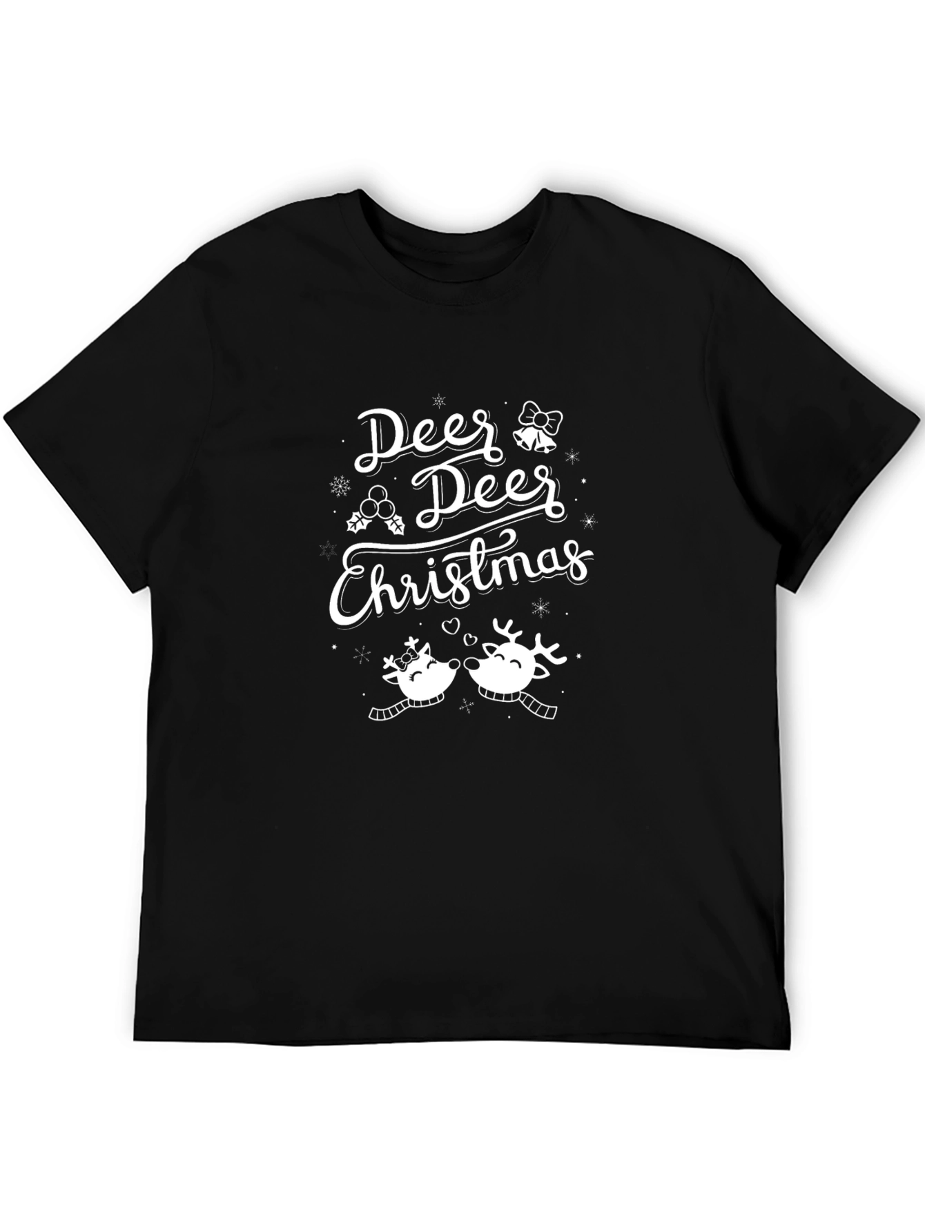 Deer Deer Christmas Graphic Tee - Holiday Style