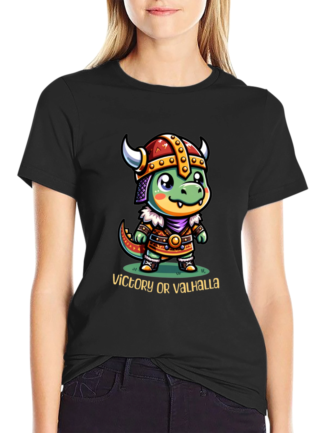 Viking Dragon T-Shirt - Victory or Valhalla!
