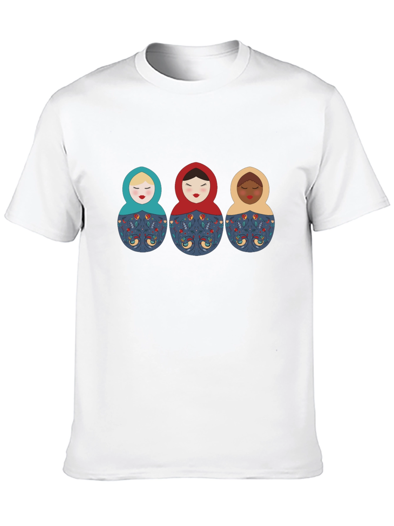 Matryoshka Doll Graphic Print T-Shirt