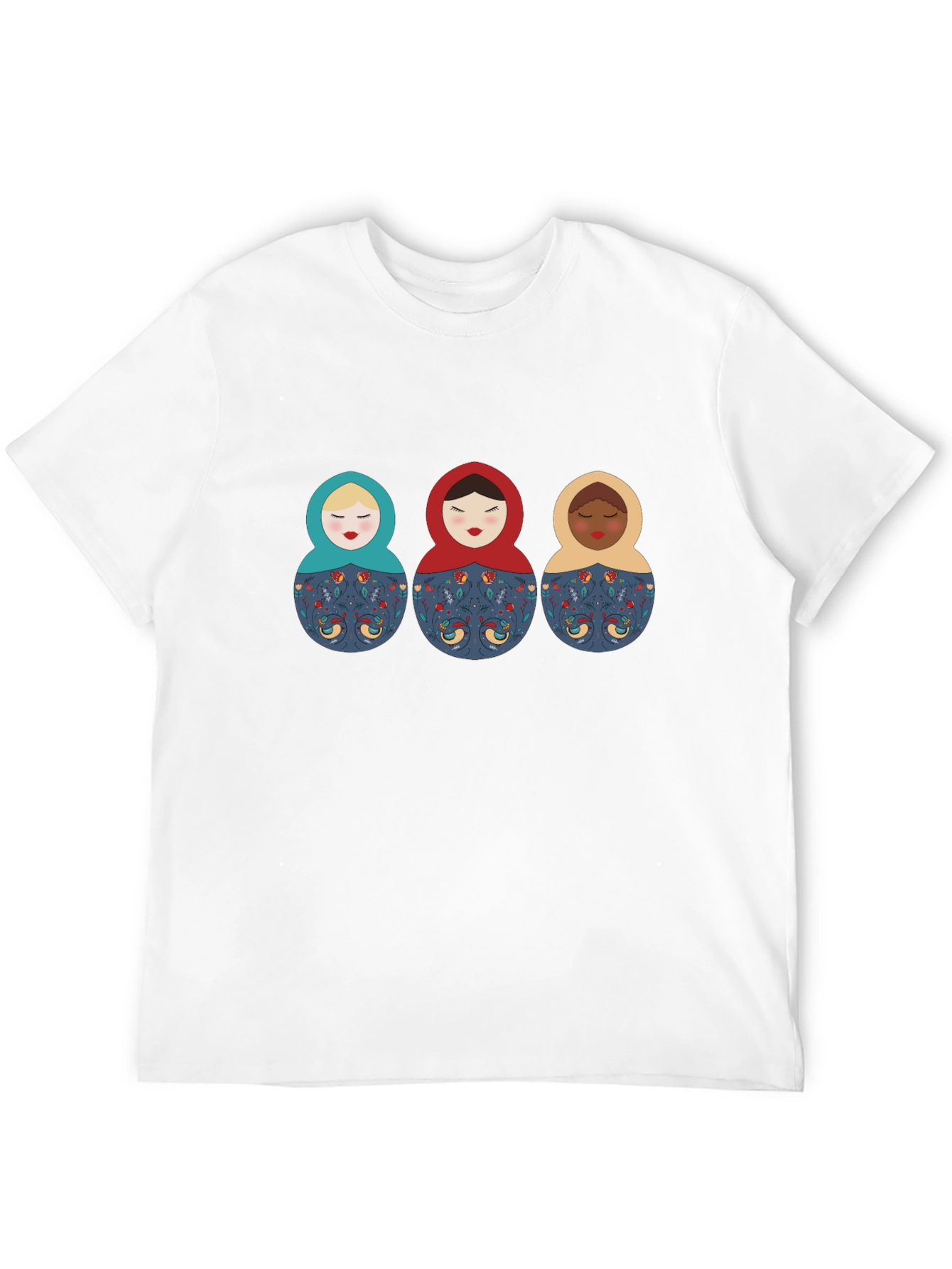 Matryoshka Doll Graphic Print T-Shirt