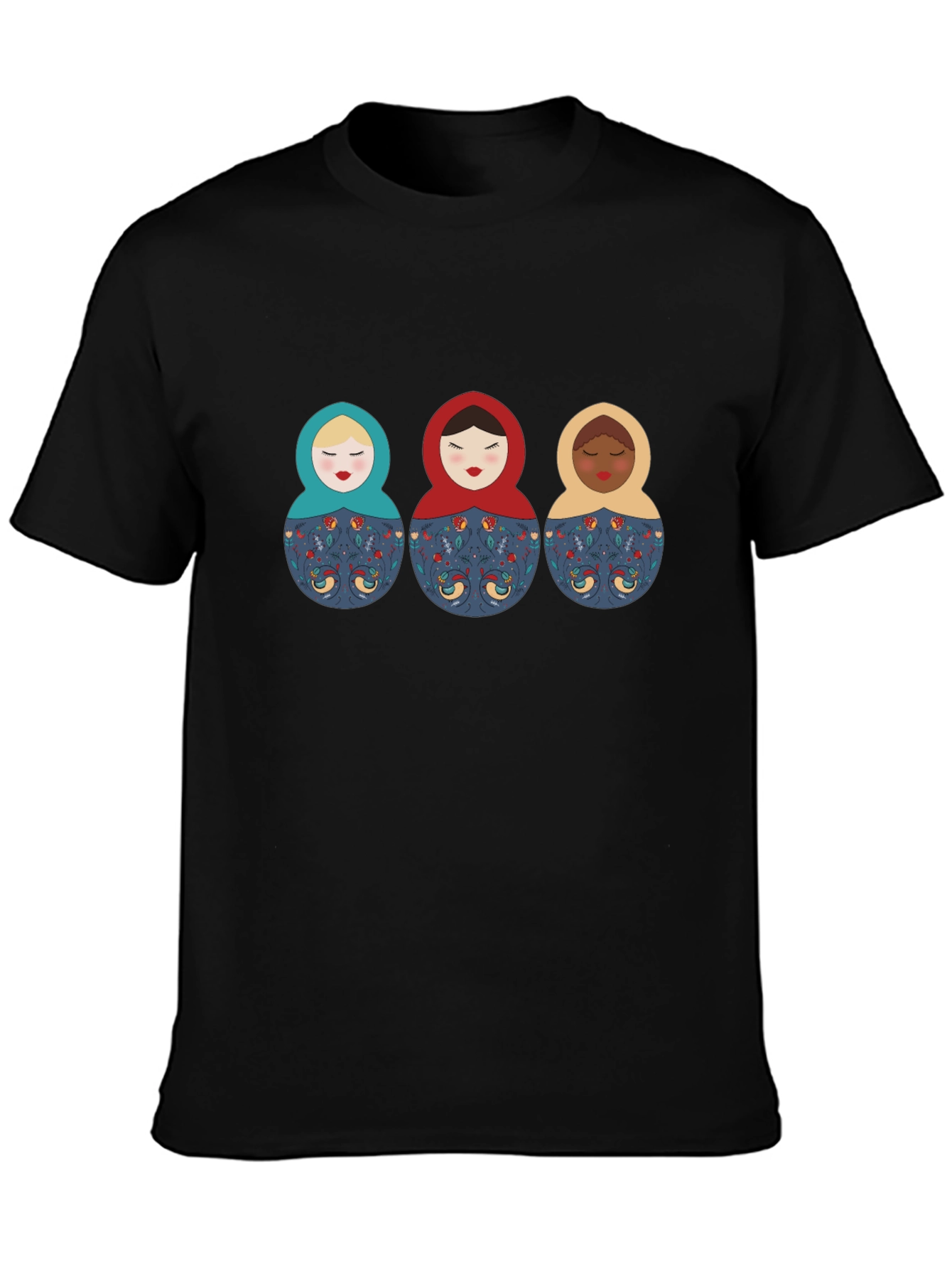 Matryoshka Doll Graphic Print T-Shirt