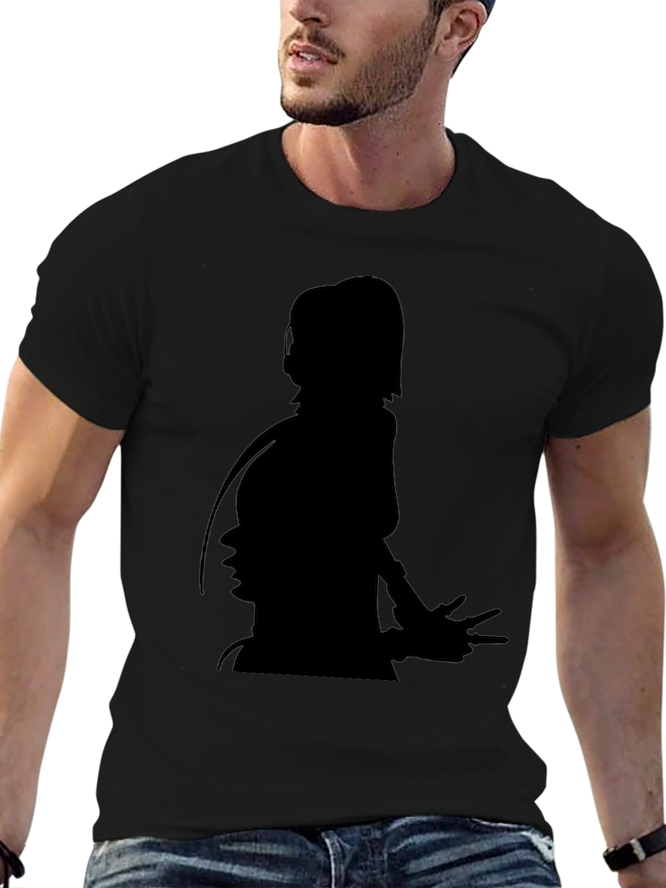 Silhouette Graphic Print T-Shirt