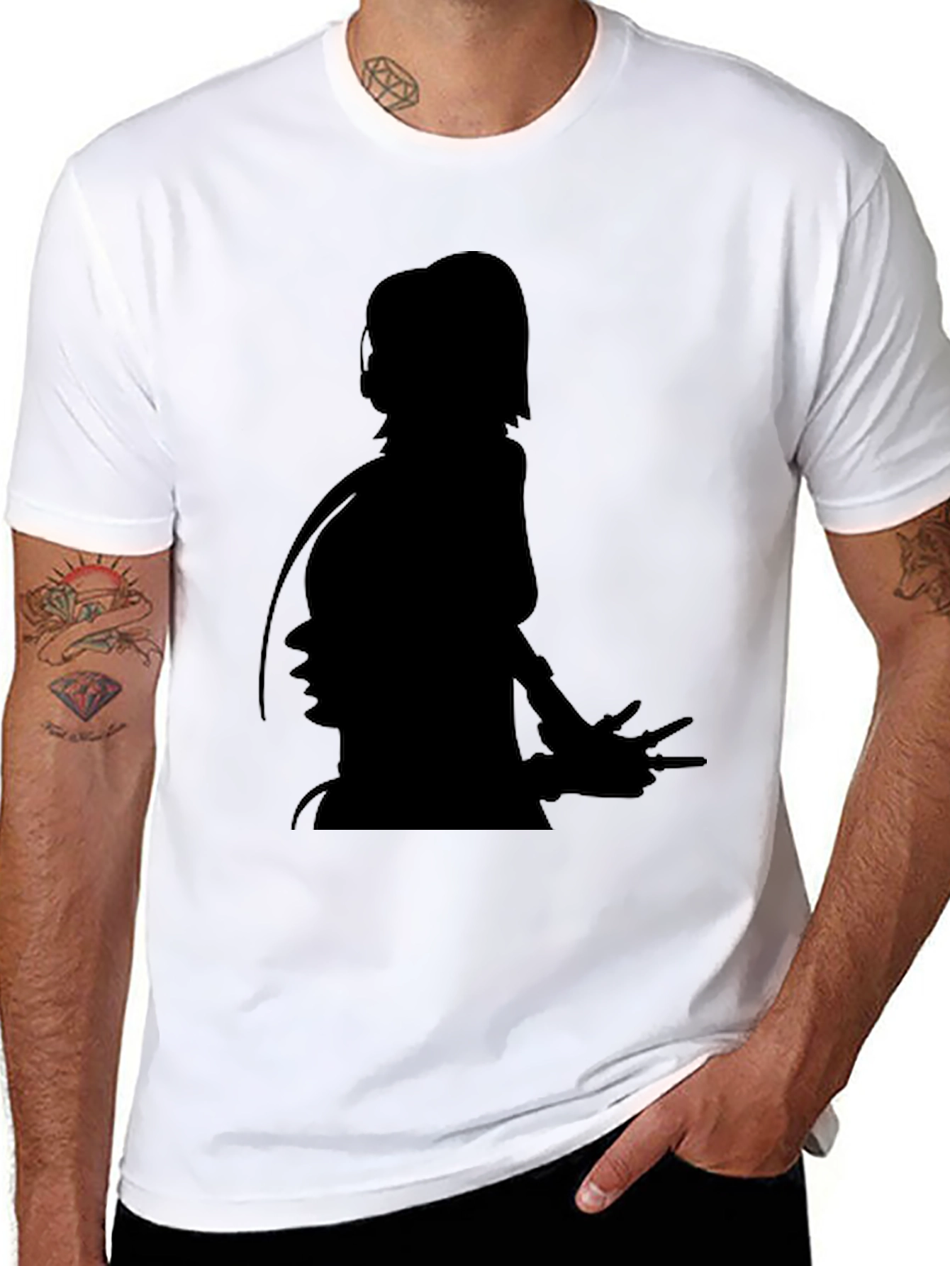 Silhouette Graphic Print T-Shirt