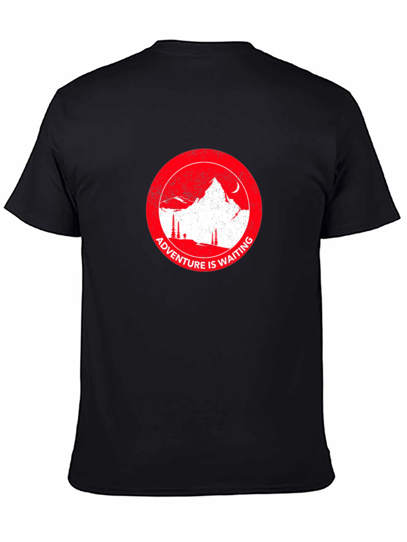 Adventure Awaits Graphic Tee - Mountain Scene T-Shirt