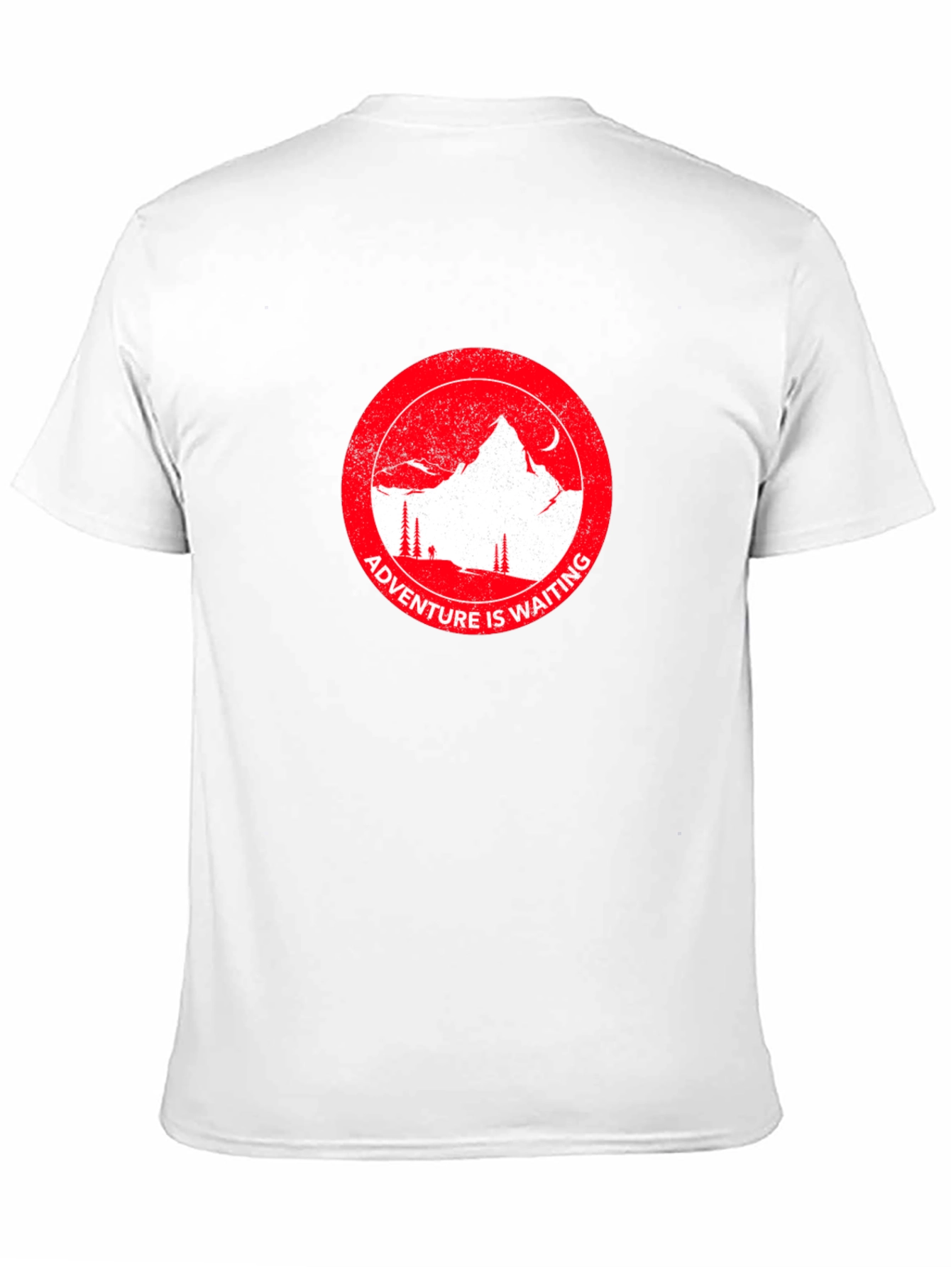 Adventure Awaits Graphic Tee - Mountain Scene T-Shirt