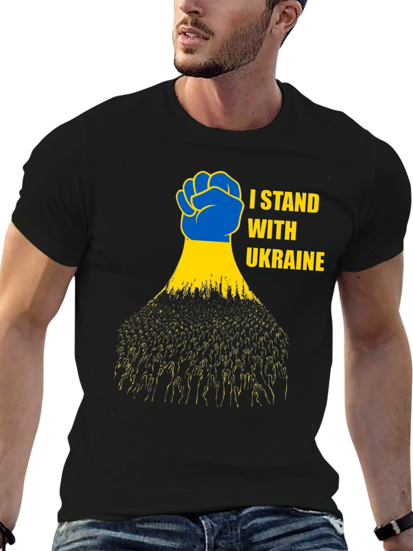 I Stand With Ukraine Support T-Shirt