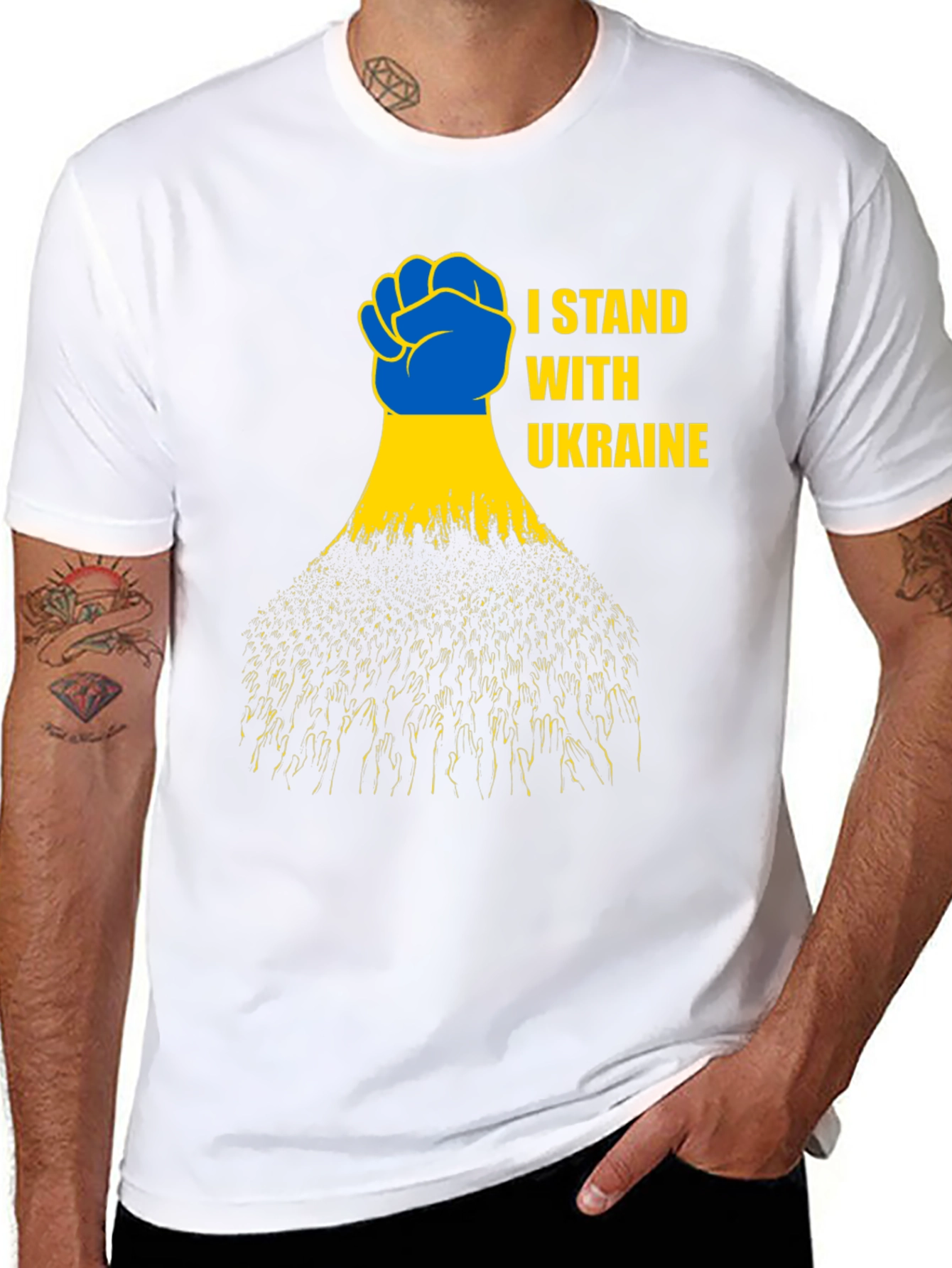 I Stand With Ukraine Support T-Shirt