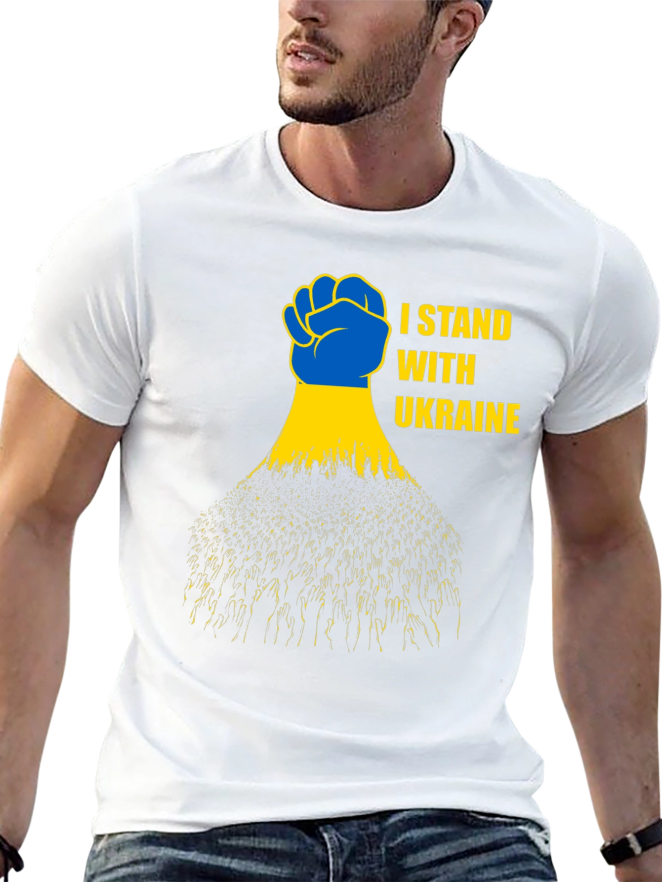 I Stand With Ukraine Support T-Shirt