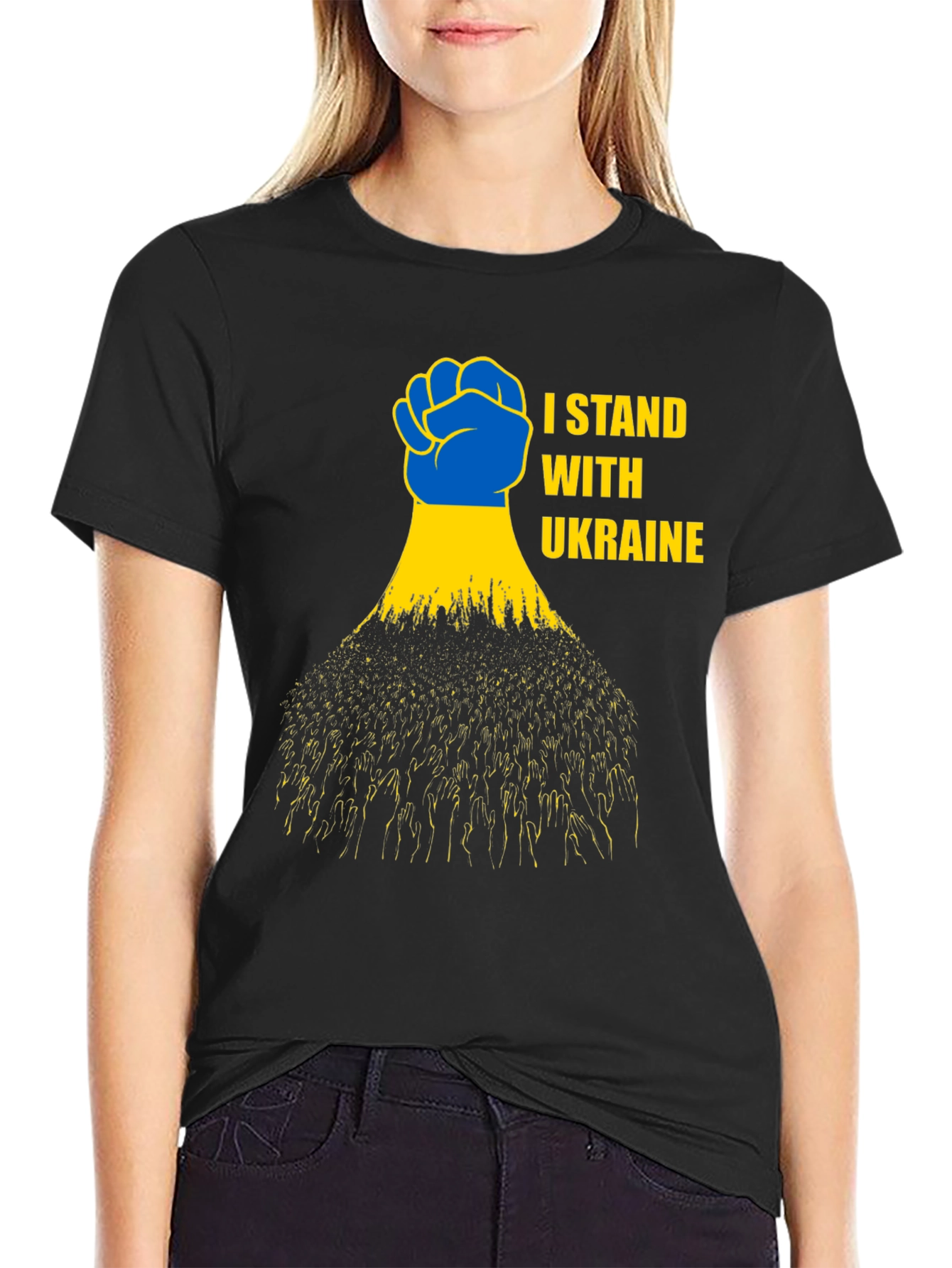 I Stand With Ukraine Support T-Shirt