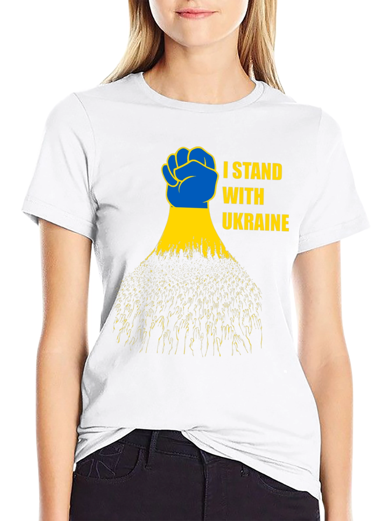 I Stand With Ukraine Support T-Shirt