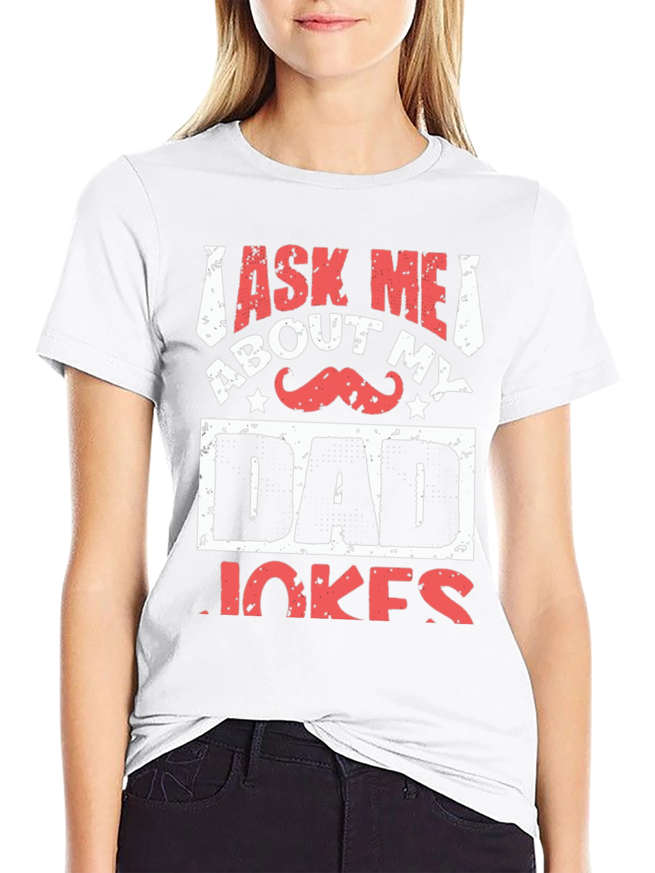 Ask Me About My Dad Jokes Graphic Tee