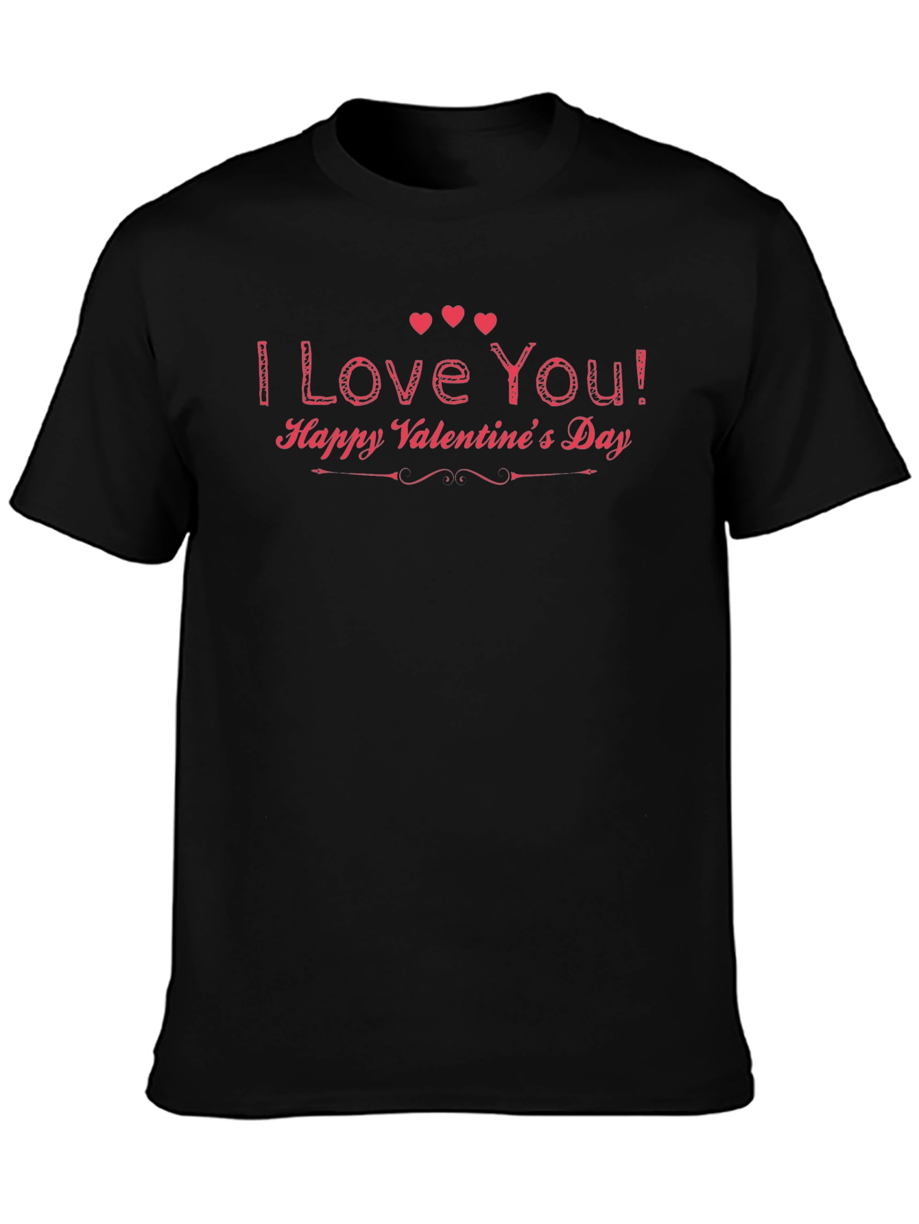 I Love You Valentines Day Graphic Tee