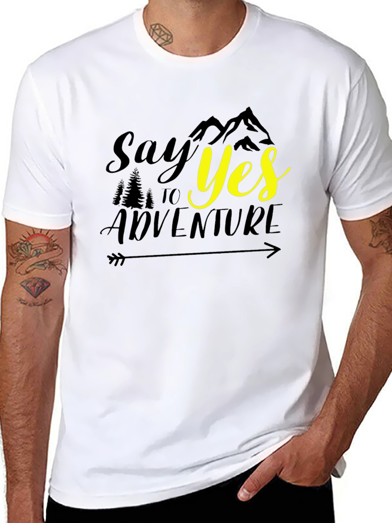 Adventure Awaits T-Shirt - Say Yes!