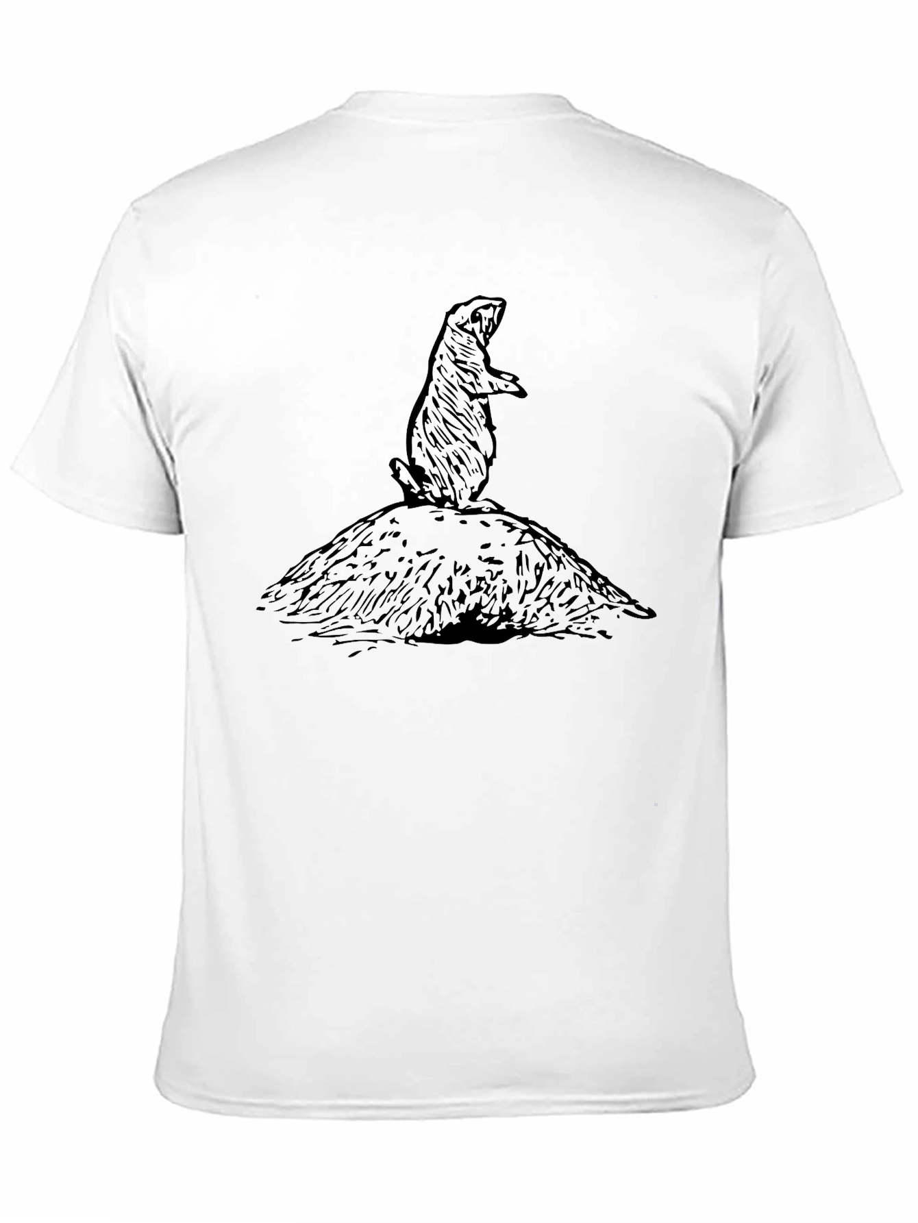 Groundhog Graphic Tee - Black