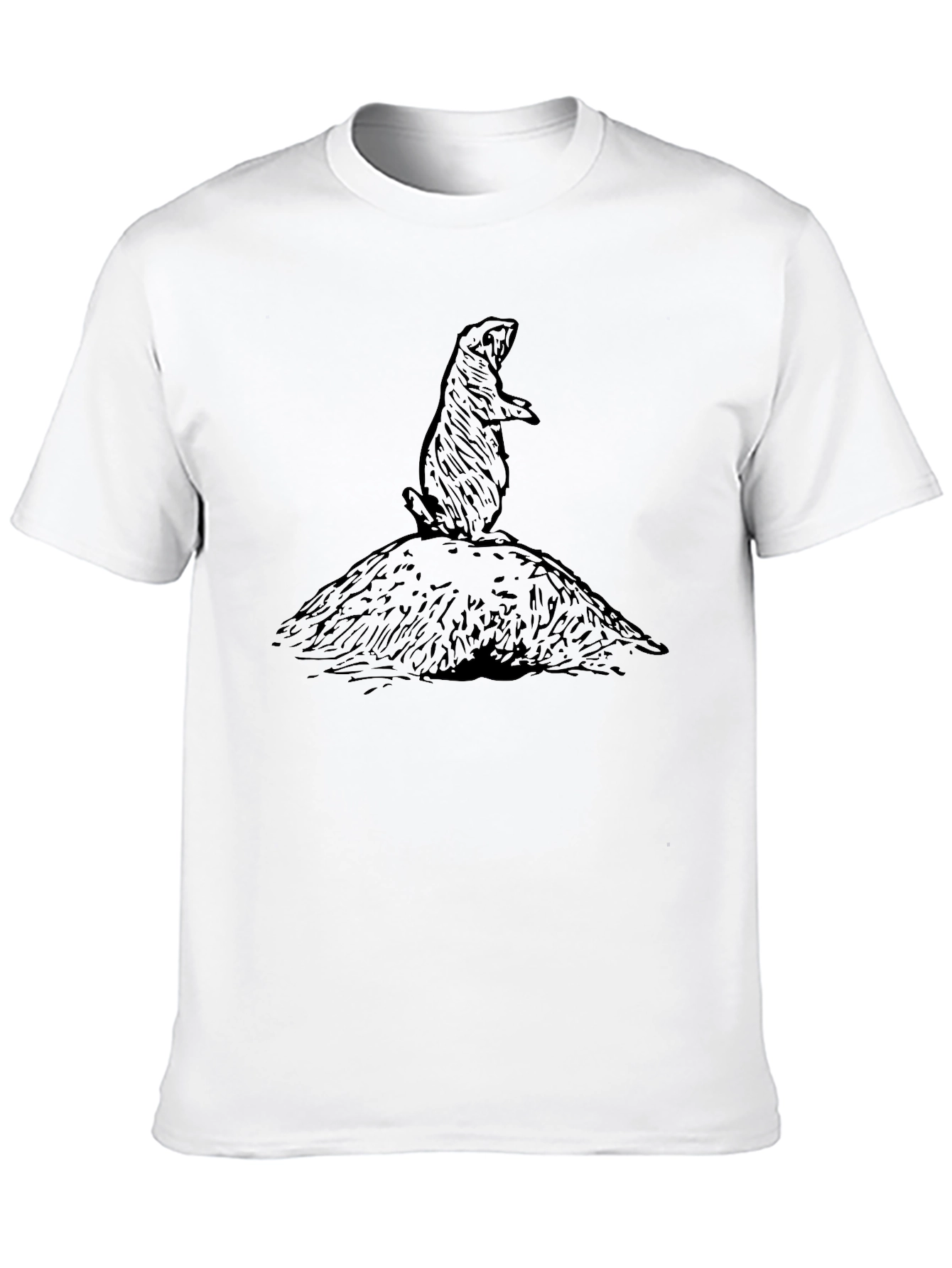 Groundhog Graphic Tee - Black