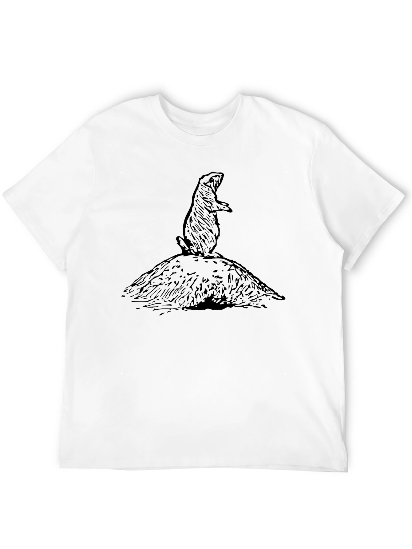 Groundhog Graphic Tee - Black