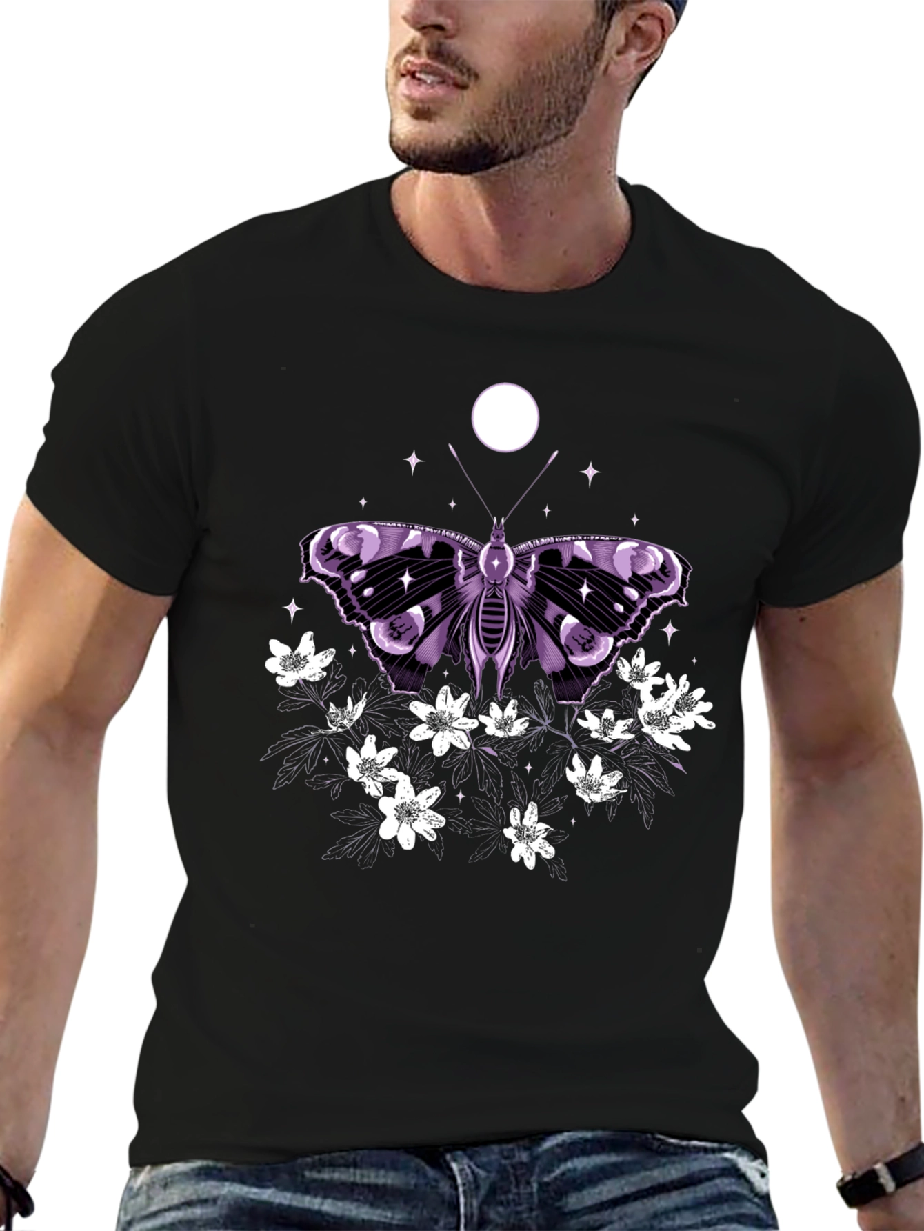 Butterfly & Flowers Graphic Tee