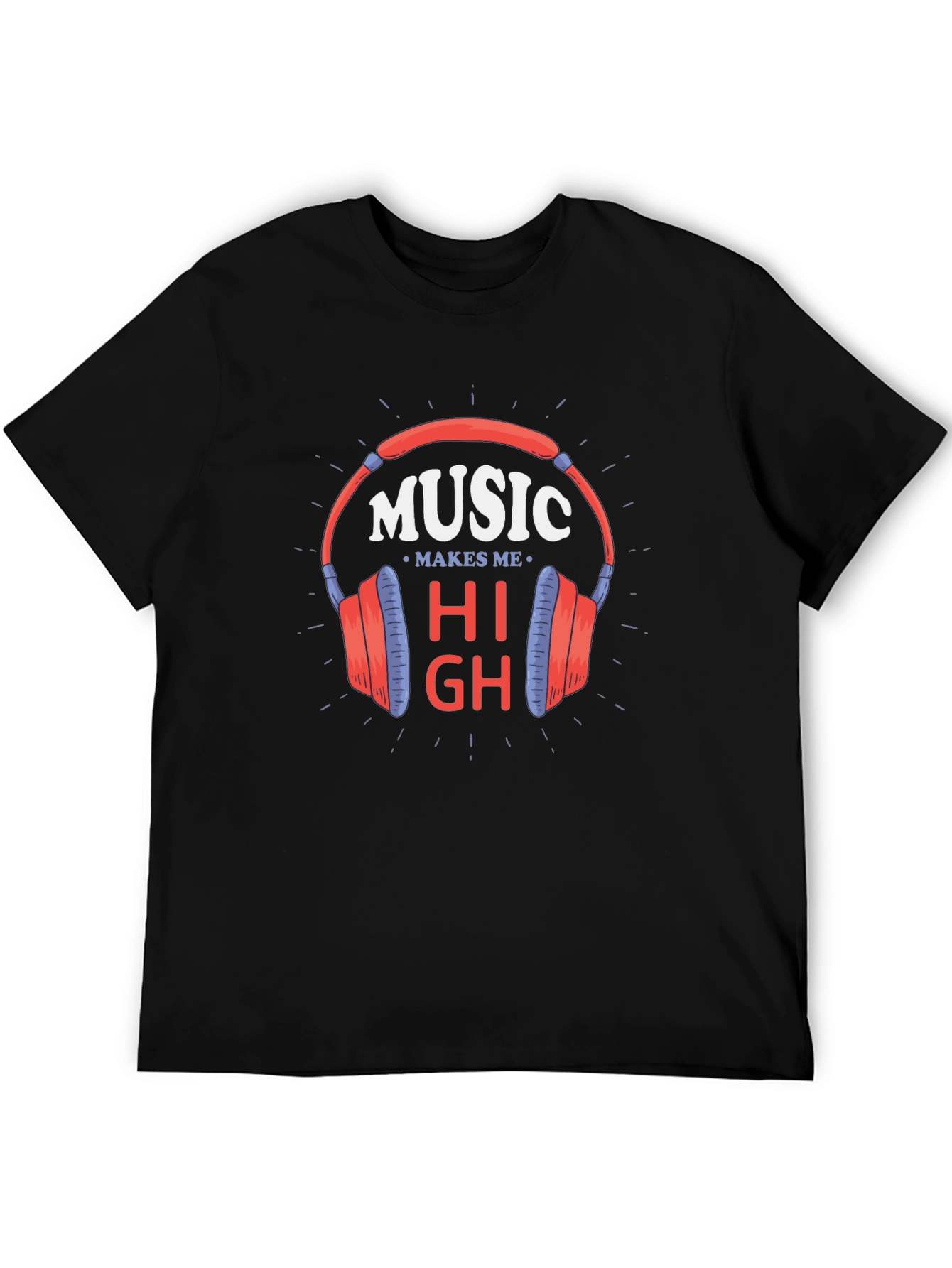 Music Makes Me High Graphic Tee
